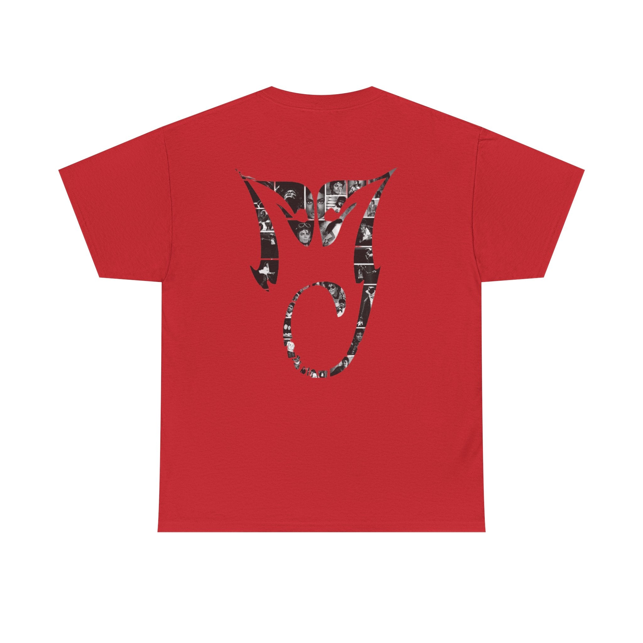 Red Jacket Portrait Tee | MJ Monogram Back Print