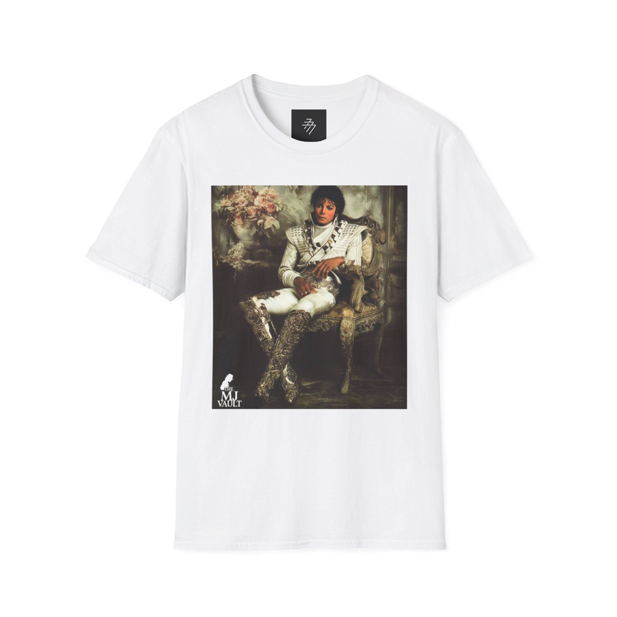 Regal Portrait Graphic T-Shirt | Vintage Royalty Art Tee