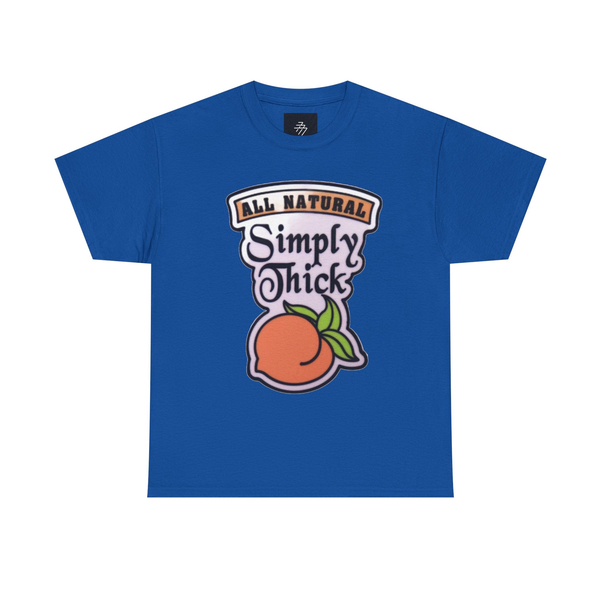 Simply Chicks 'All Natural' Peach Graphic Tee