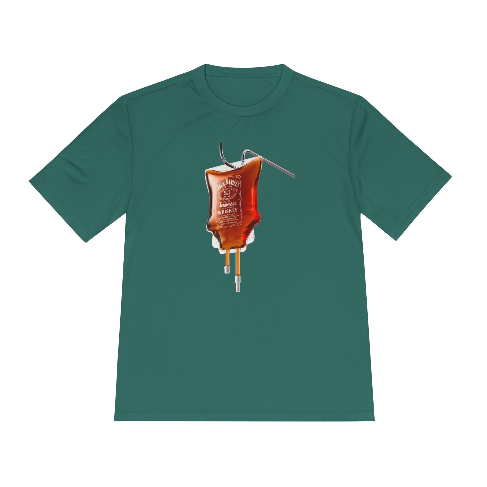 IV Bag Whiskey Drip Tee | Medical Alcohol Bottle Graphic, Unisex Moisture Wicking Tee, Nurse Gift, Doctor Shirt, Healthcare Apparel,