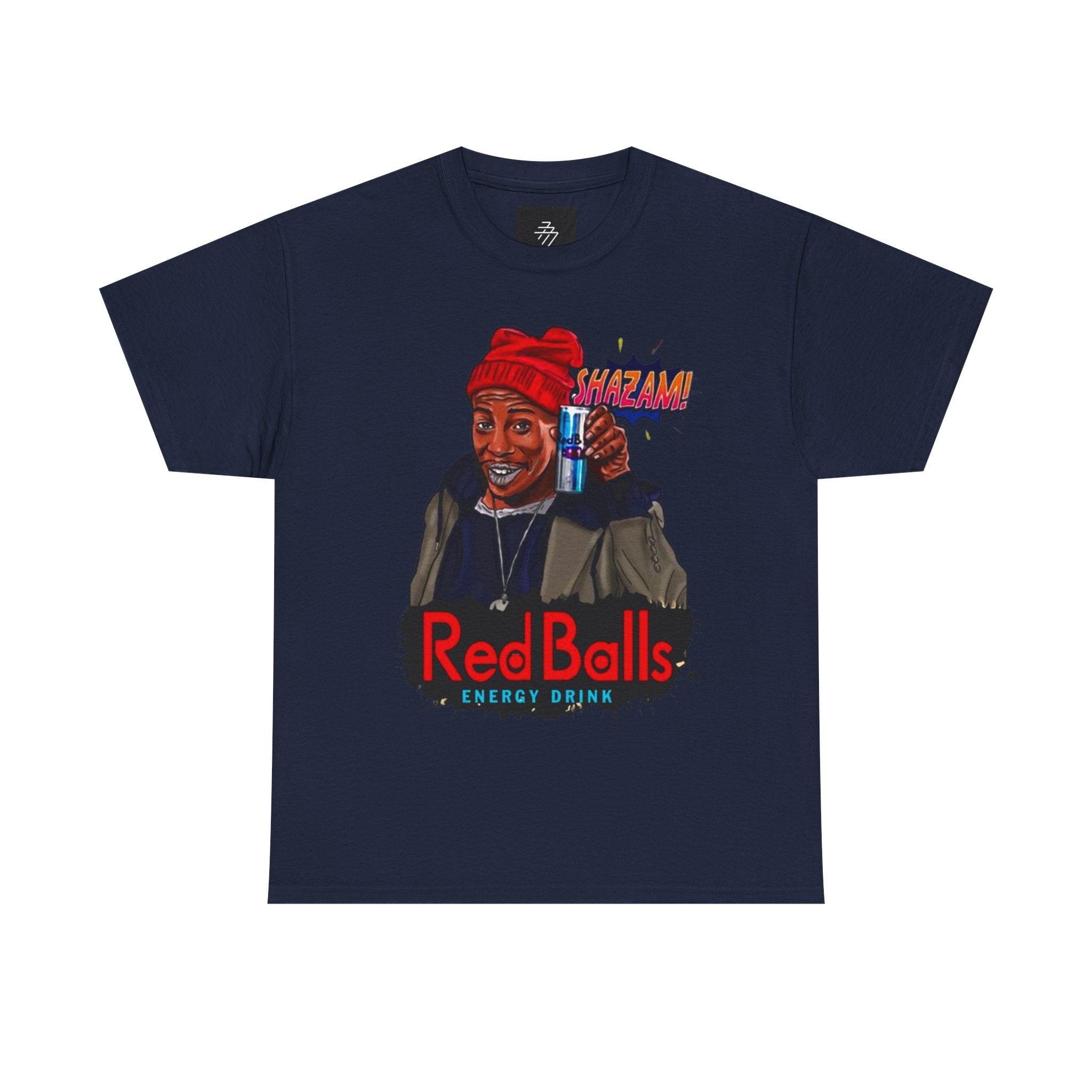 Red Balls energy drink graphic Tee | Retro streetwear illustration