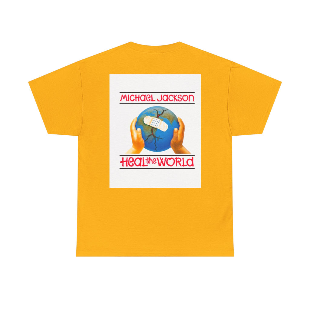 Heal the World T-Shirt | Vintage 90s Pop Icon Album Art Tee