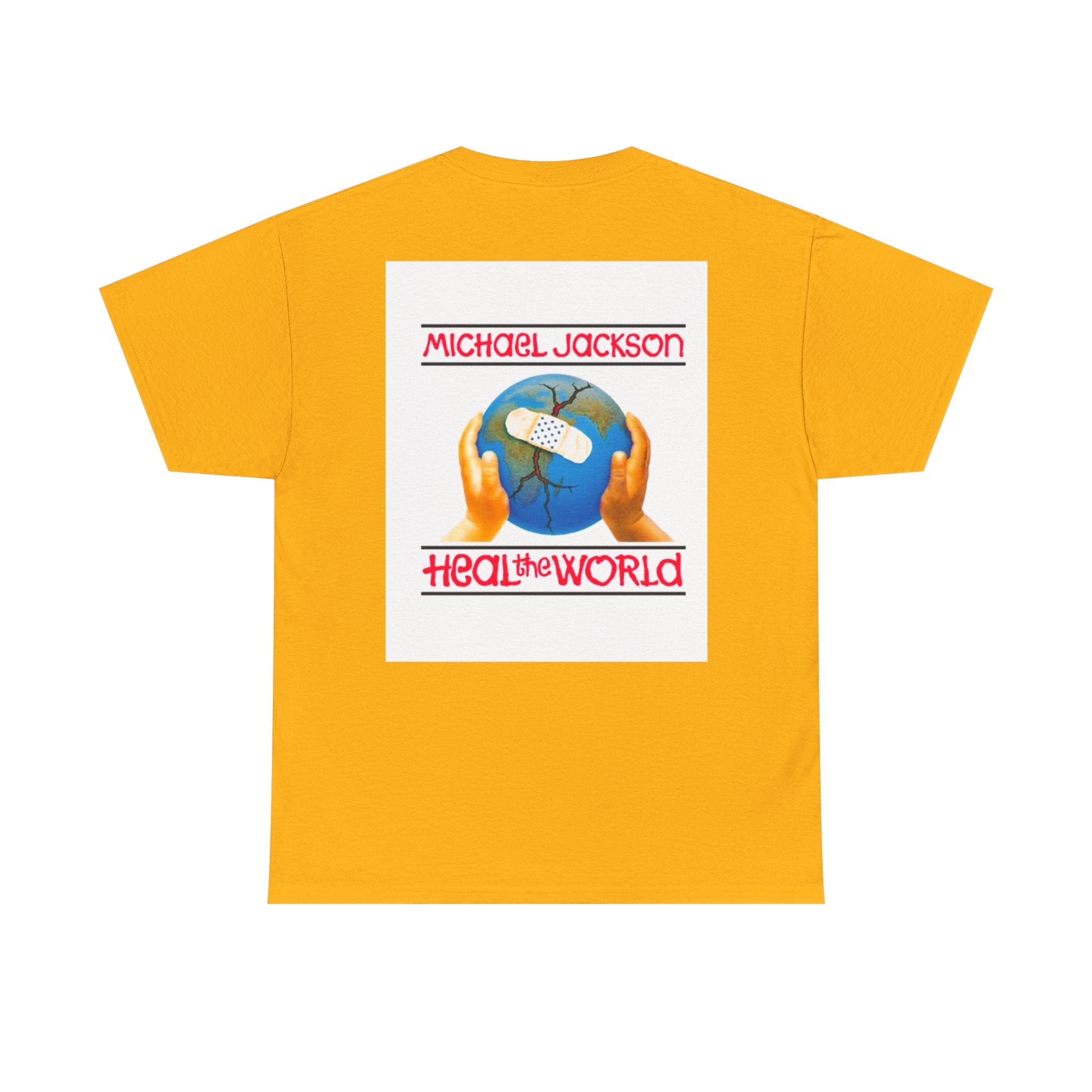 Heal the World T-Shirt | Vintage 90s Pop Icon Album Art Tee