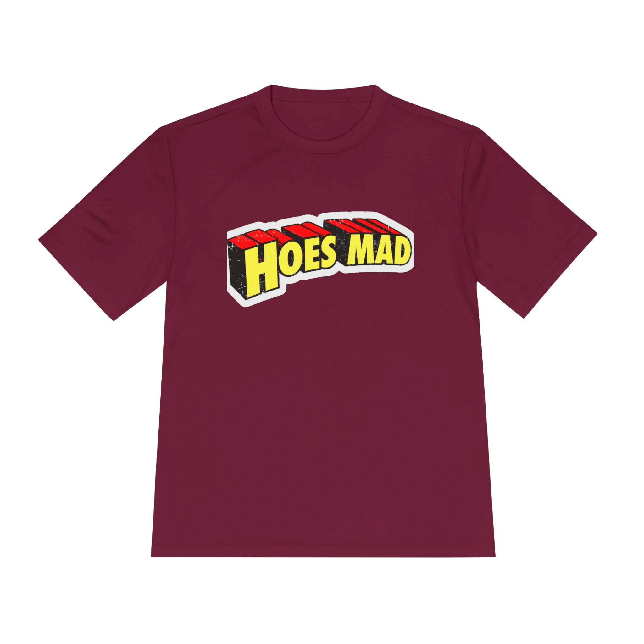Hoes Mad Tee | Bold 3D Comic Text Shirt