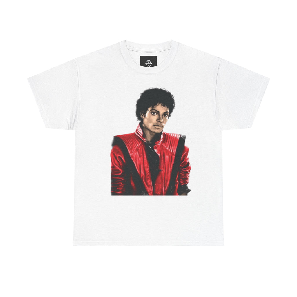 Red Jacket Portrait Tee | MJ Monogram Back Print
