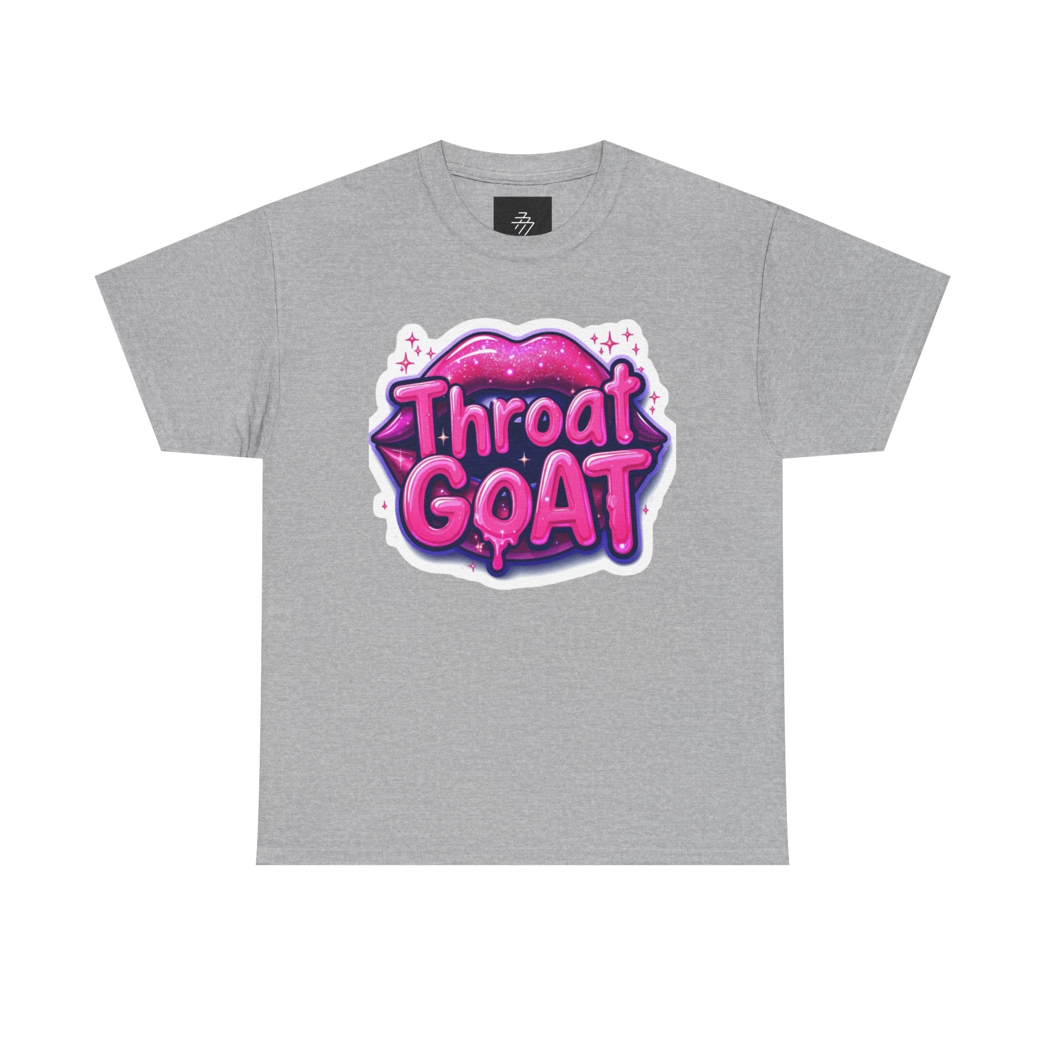Throat Goat Graphic Tee — Cute Pink Lip Logo Tee