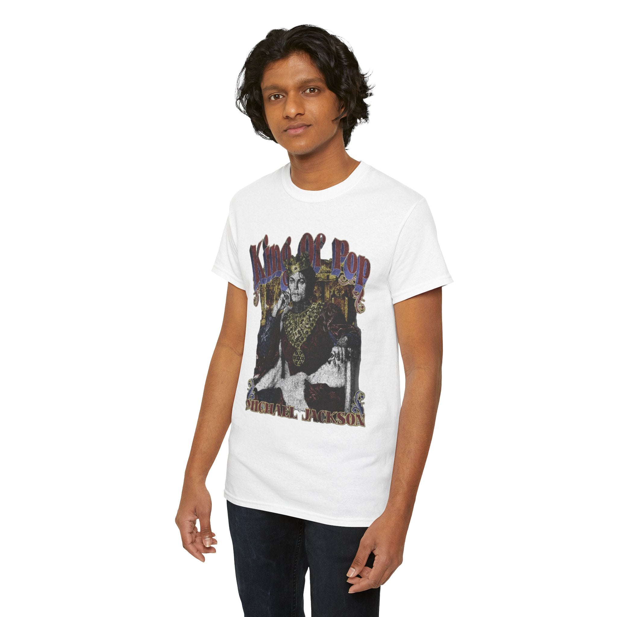 Graphic Tee — 'King of Pop' Vintage Tribute Shirt