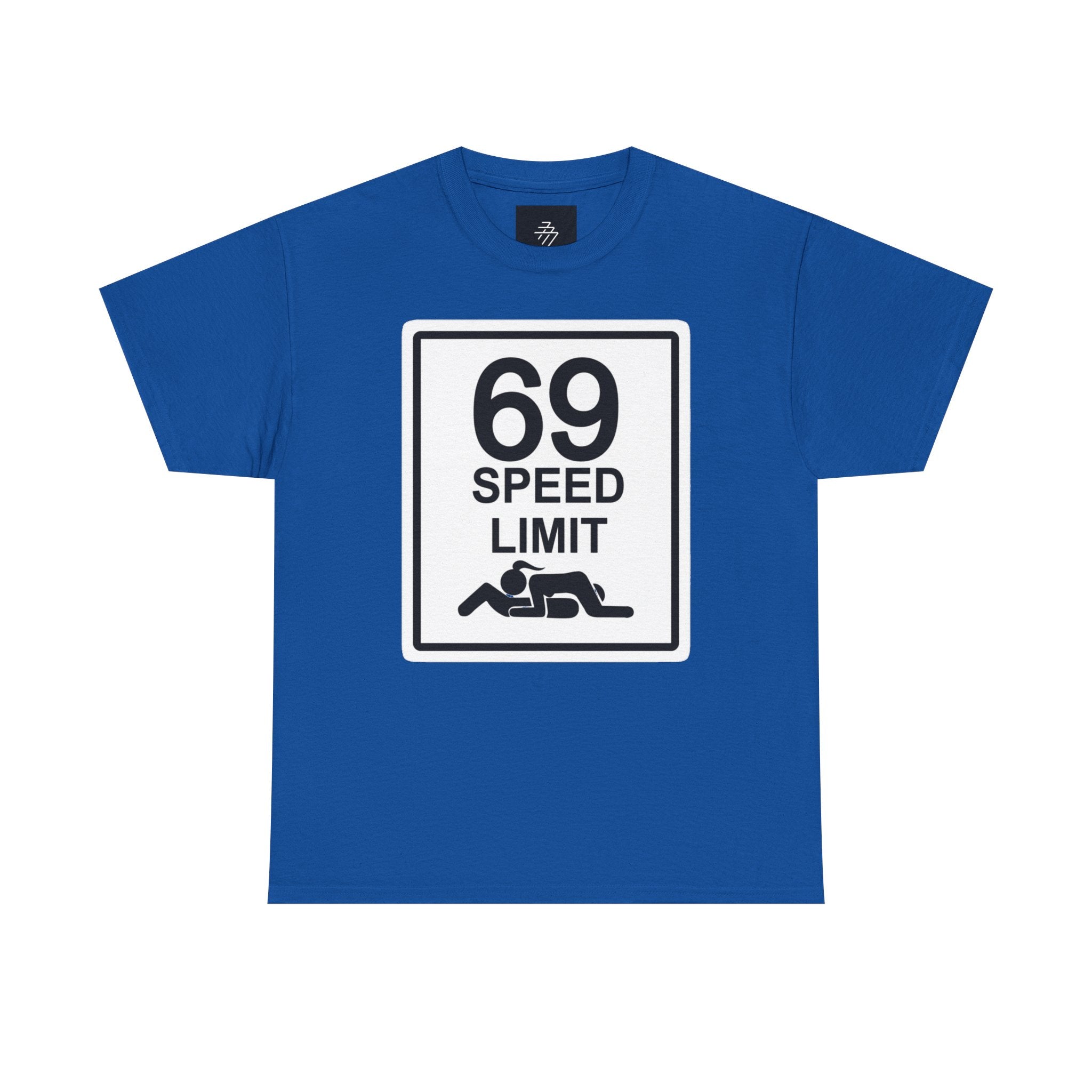 Graphic Tee — "69 Speed Limit" Funny Road Sign T-Shirt