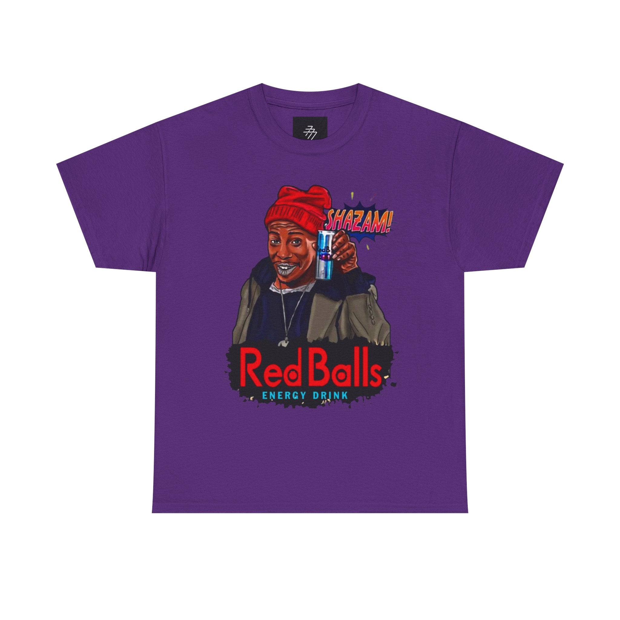 Red Balls energy drink graphic Tee | Retro streetwear illustration