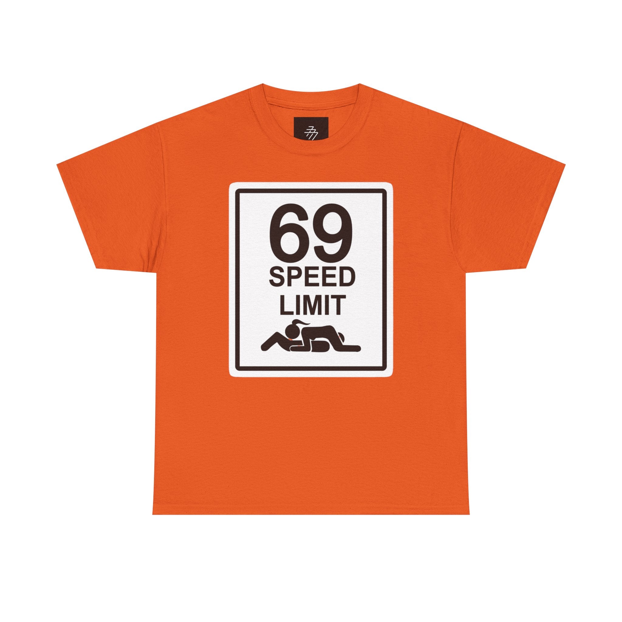 Graphic Tee — "69 Speed Limit" Funny Road Sign T-Shirt