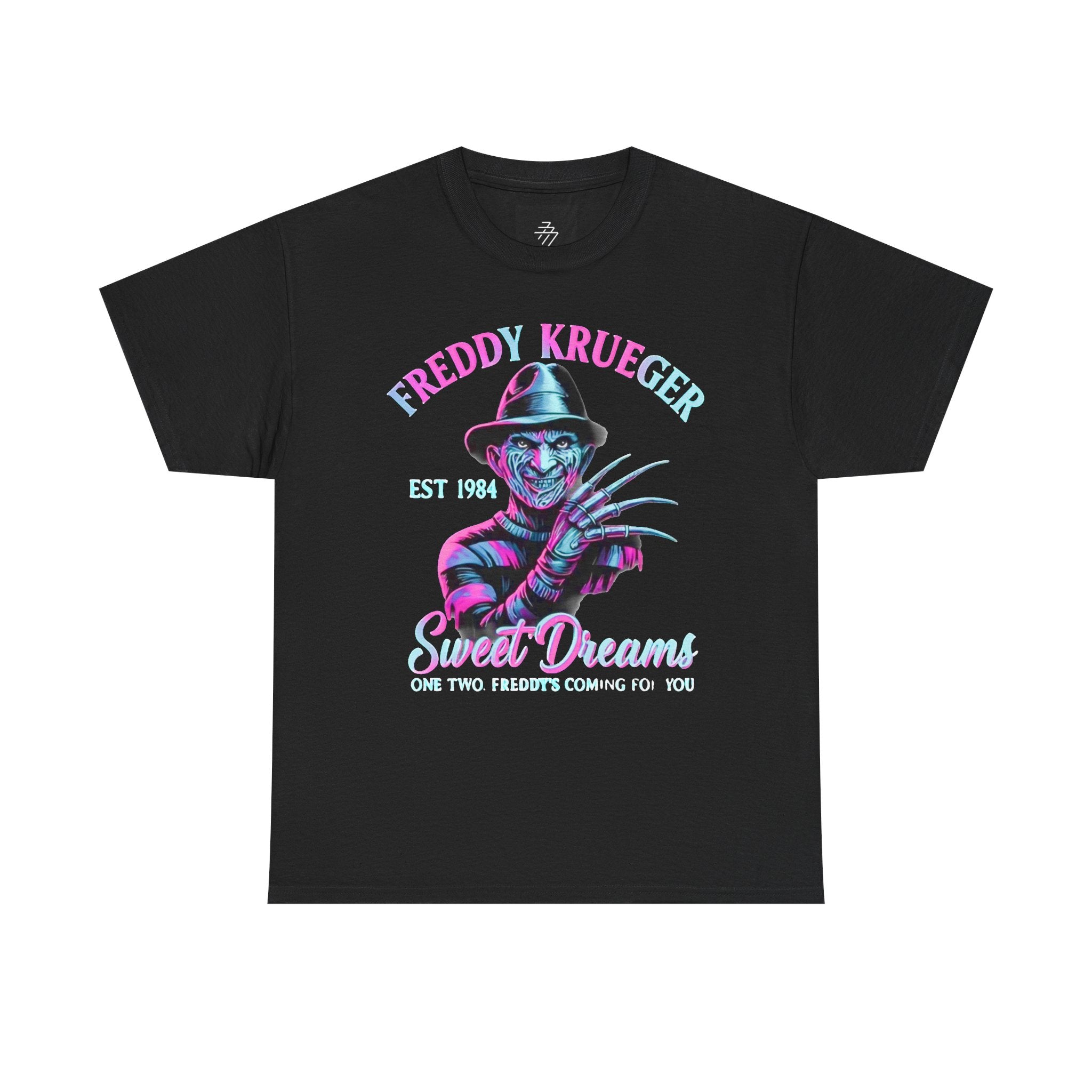 Freddy Krueger Sweet Dreams T-Shirt — Neon Retro Horror Tee