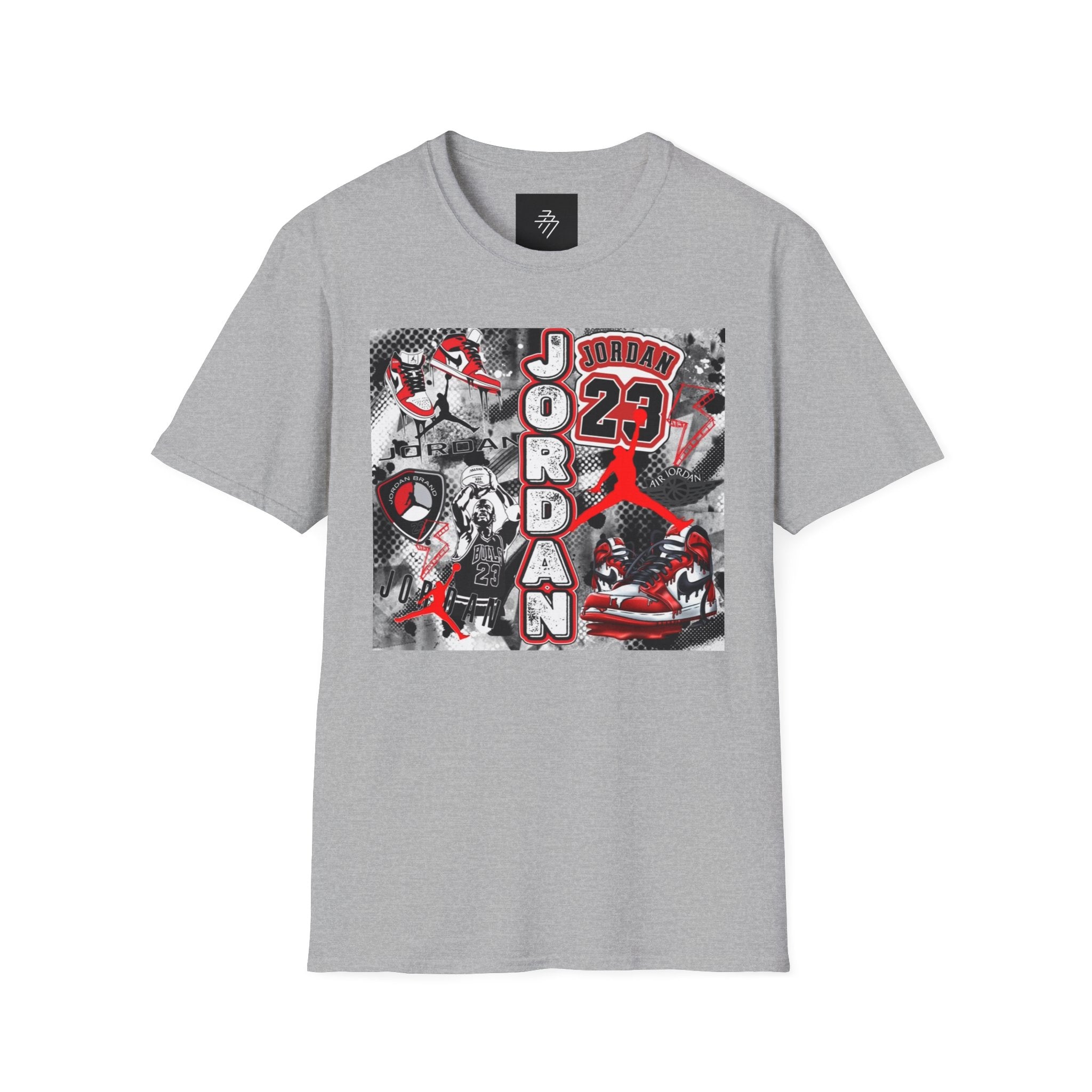 J #23 T-Shirt | Basketball Retro Logo Tee