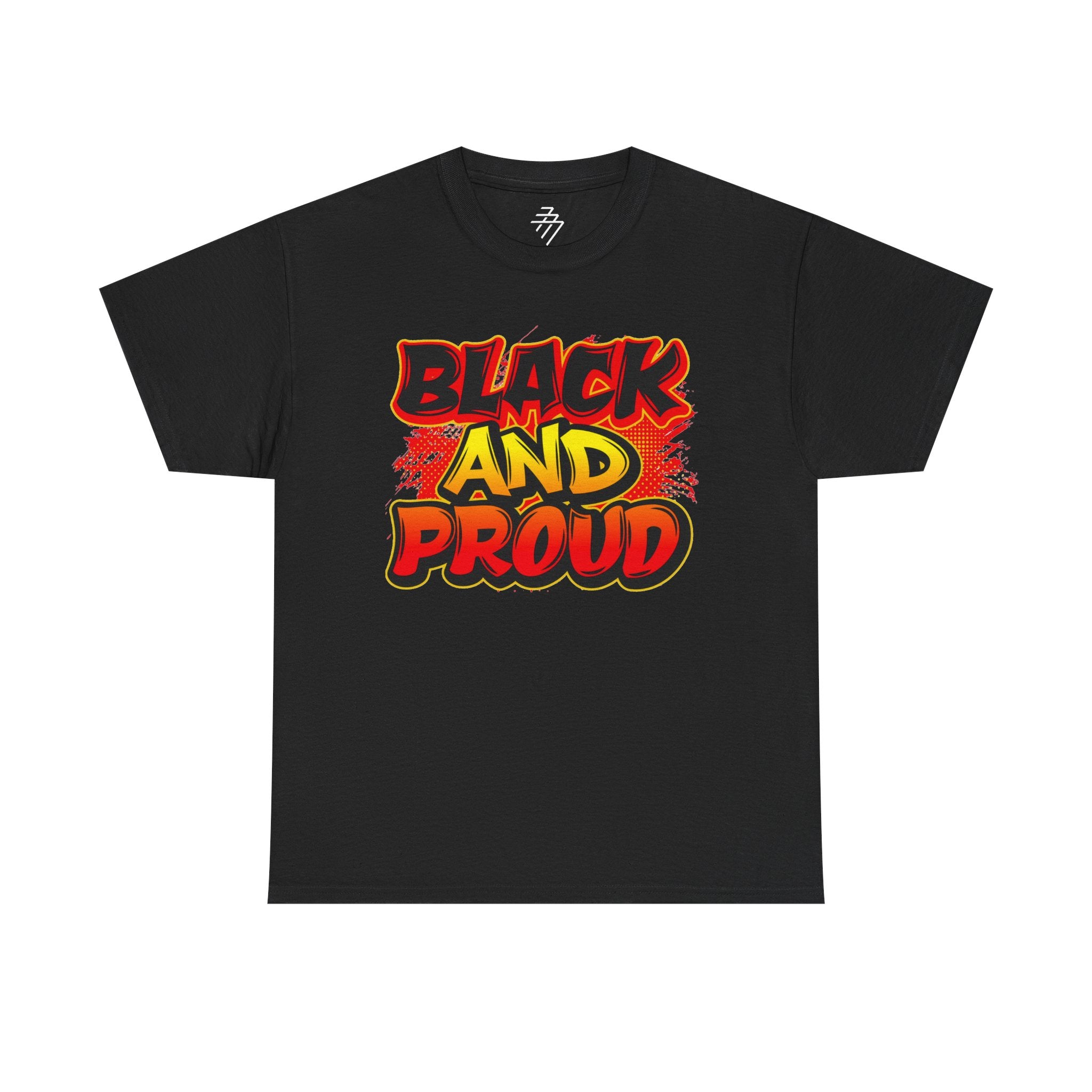 Black And Proud Bold Afrocentric Graphic Tee