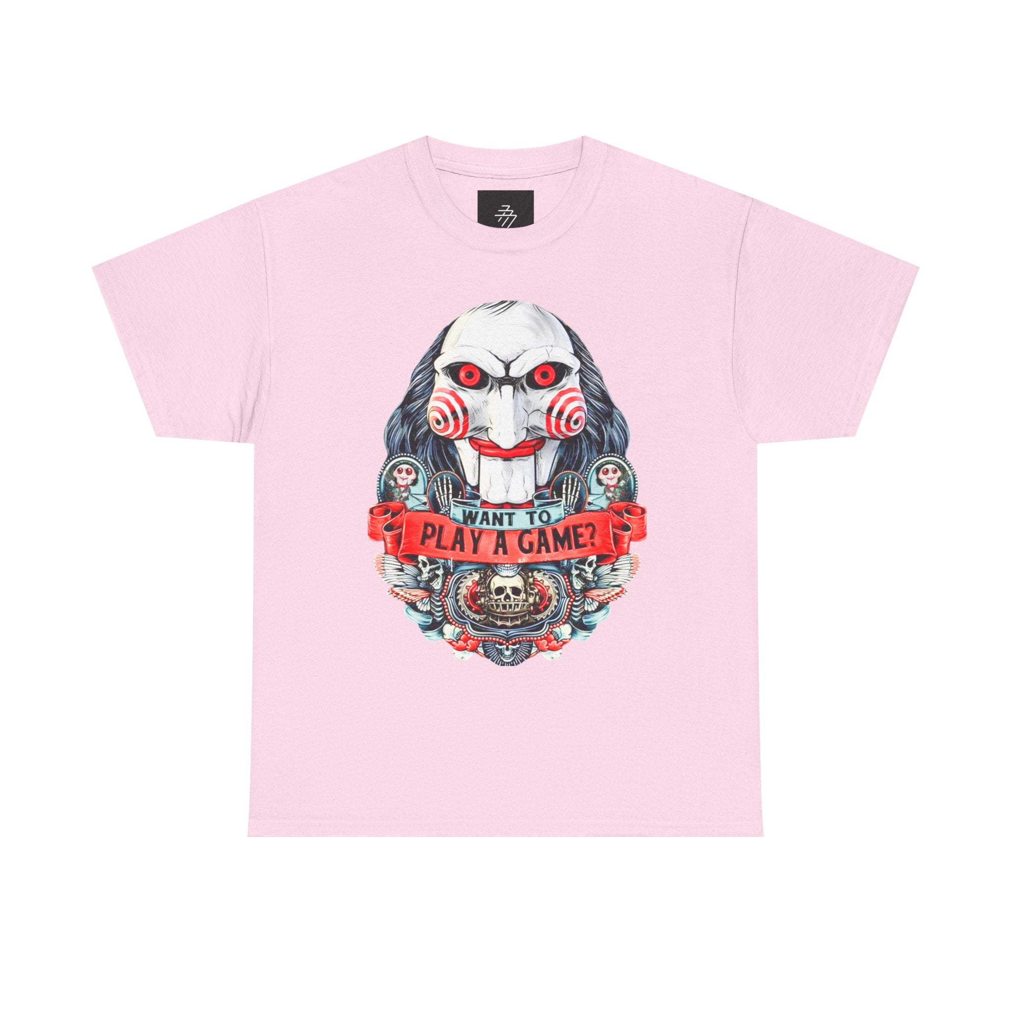 Horror 'Want to Play a Game?' Graphic Tee
