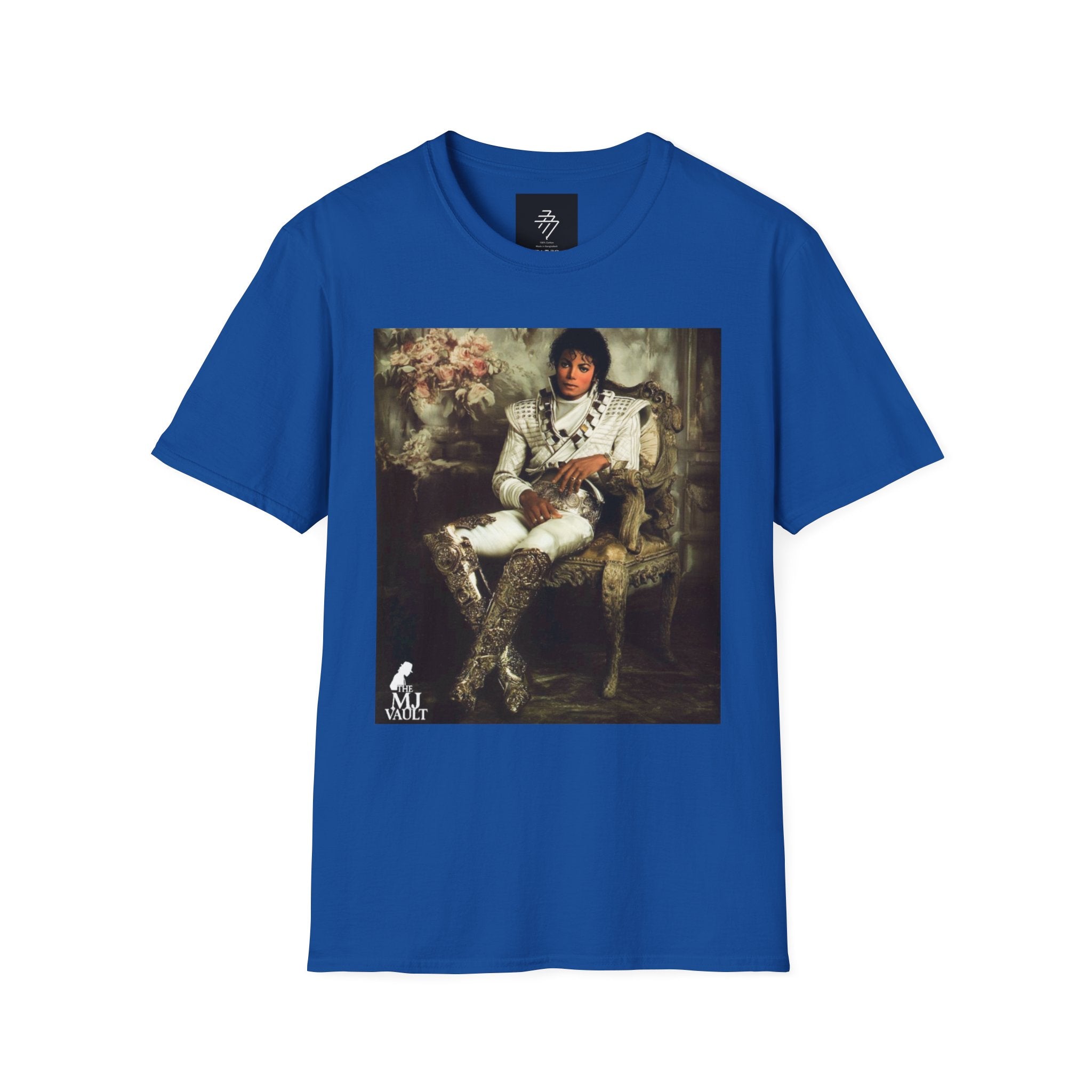 Regal Portrait Graphic T-Shirt | Vintage Royalty Art Tee