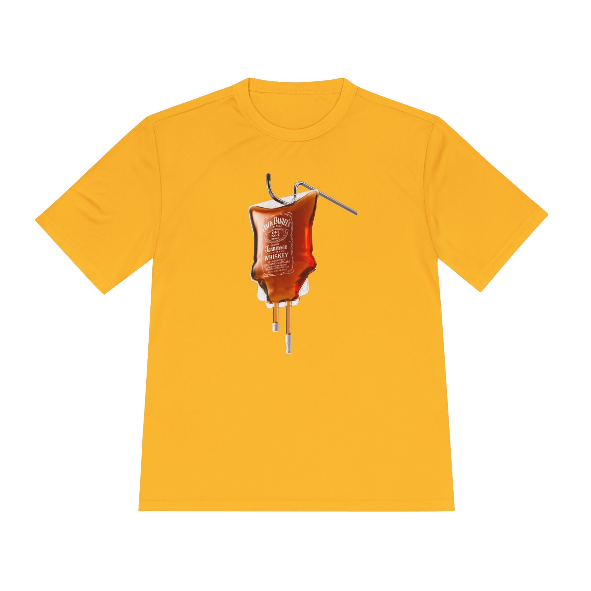 IV Bag Whiskey Drip Tee | Medical Alcohol Bottle Graphic, Unisex Moisture Wicking Tee, Nurse Gift, Doctor Shirt, Healthcare Apparel,