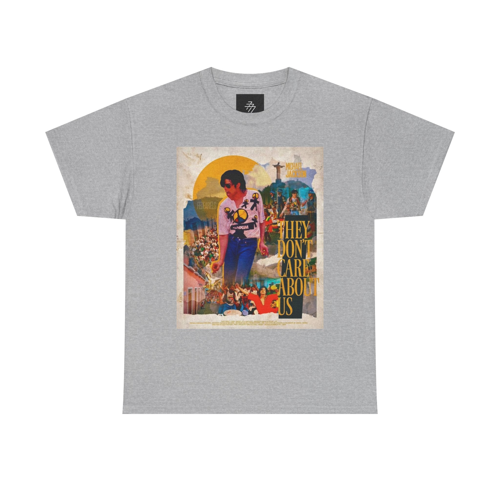 Graphic Tee — "They Don’t Care About Us" Retro Protest Design