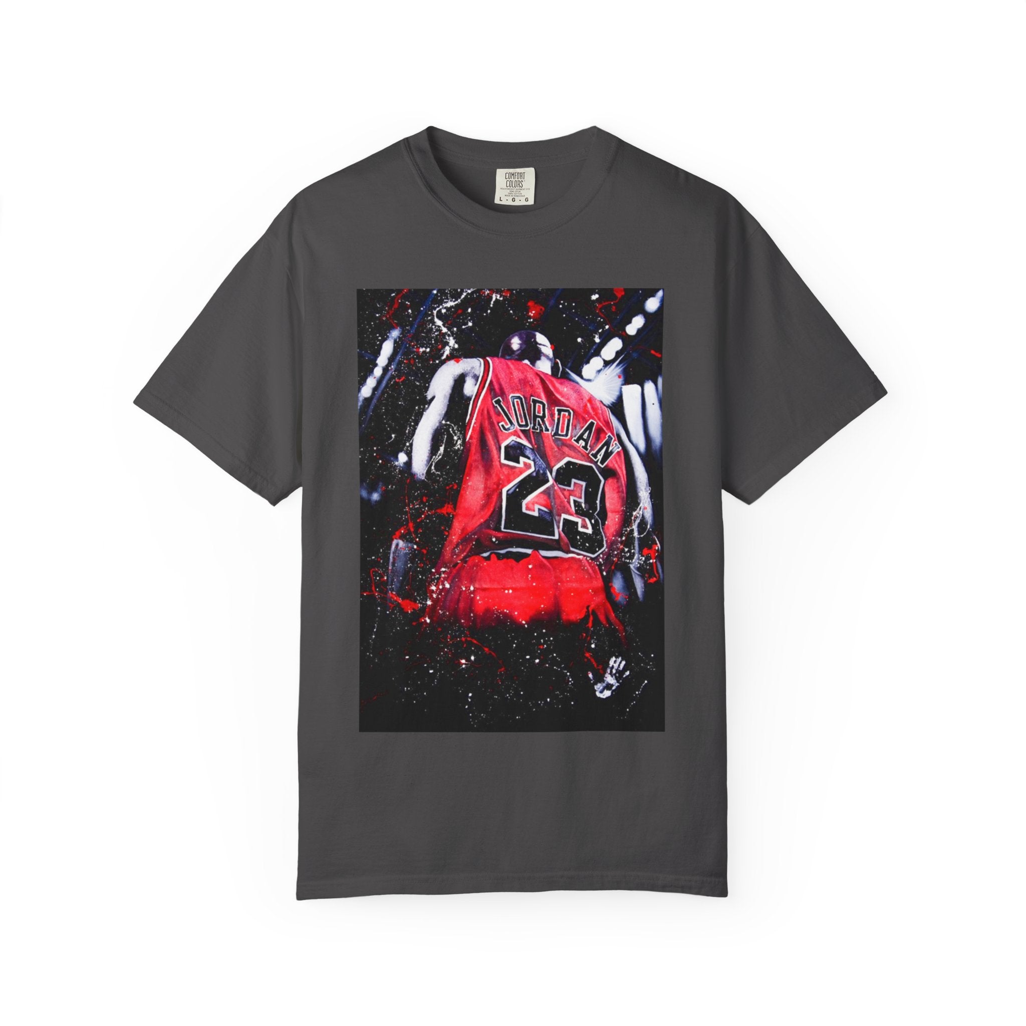Red Basketball Jersey Number #23 T-Shirt | Retro Sports Graphic