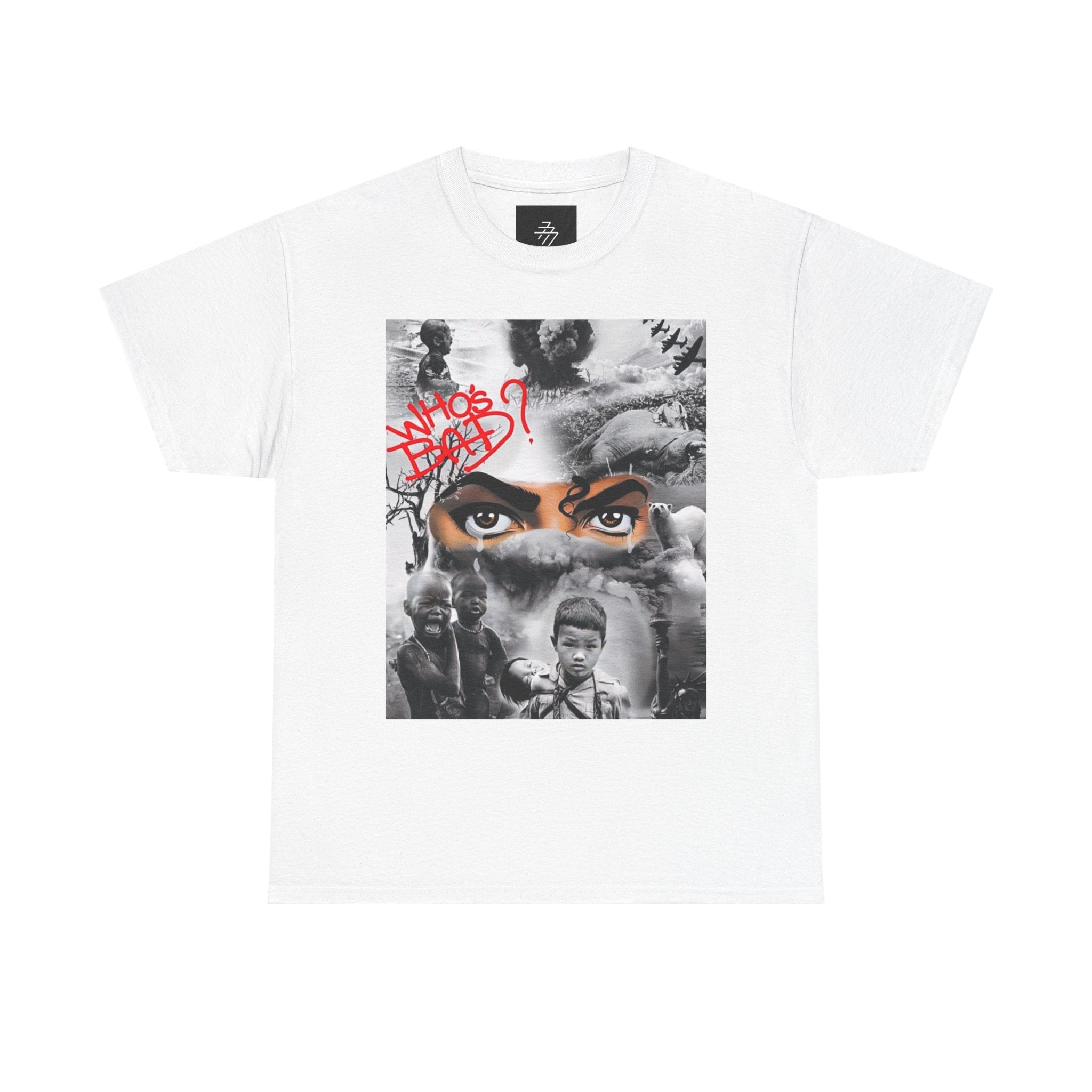 Graphic Tee — 'Who's Bad?' Michael Jackson Tribute T-Shirt