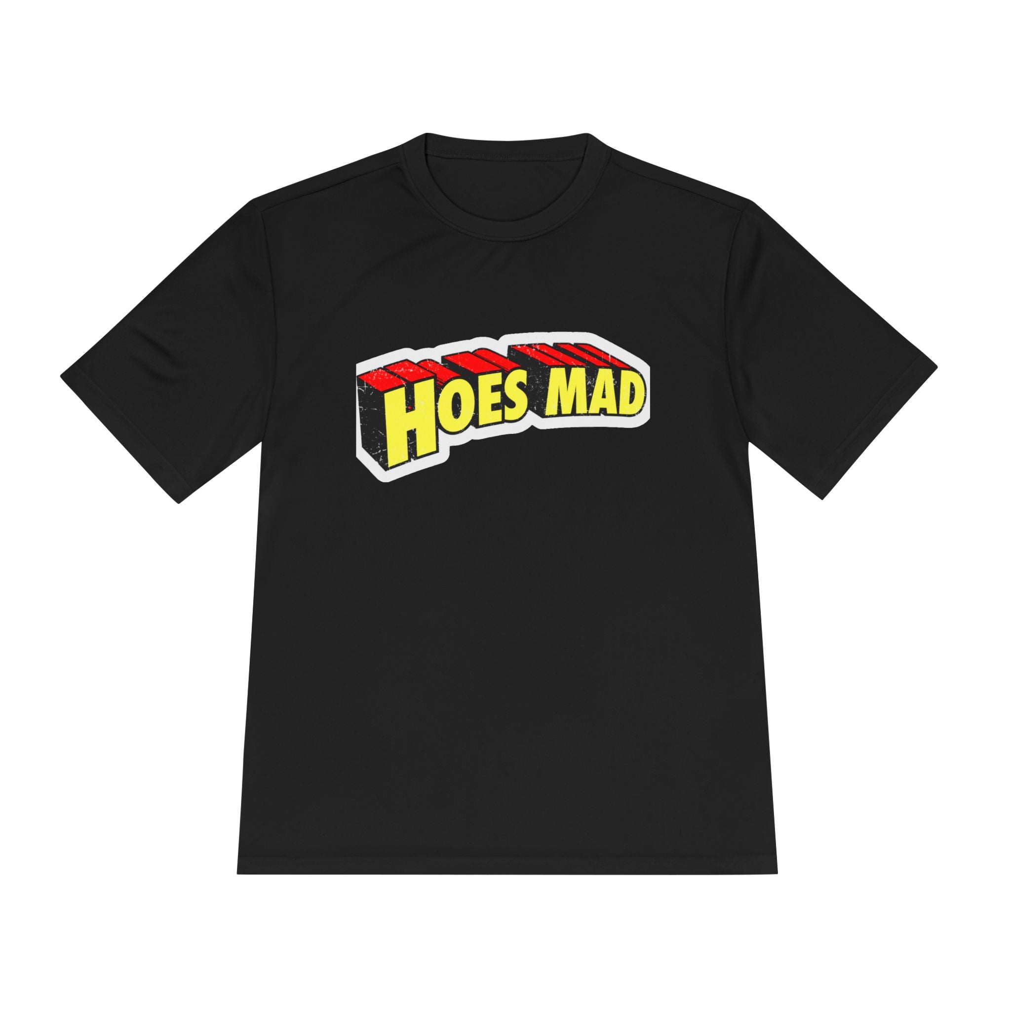 Hoes Mad Tee | Bold 3D Comic Text Shirt