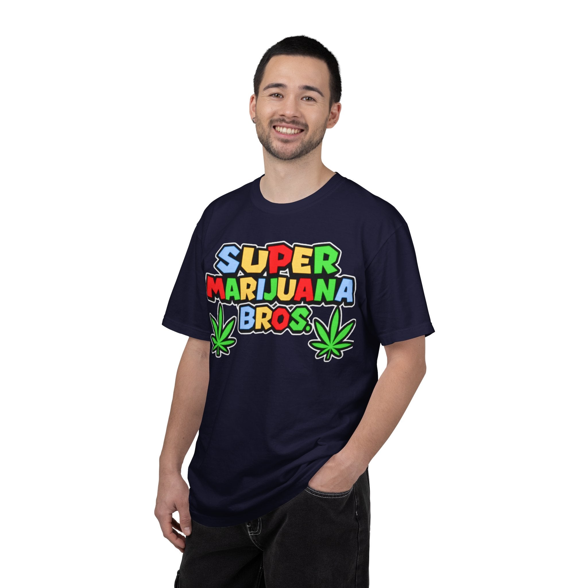 Super Marijuana Bros. T-Shirt — Funny Cannabis Graphic Tee