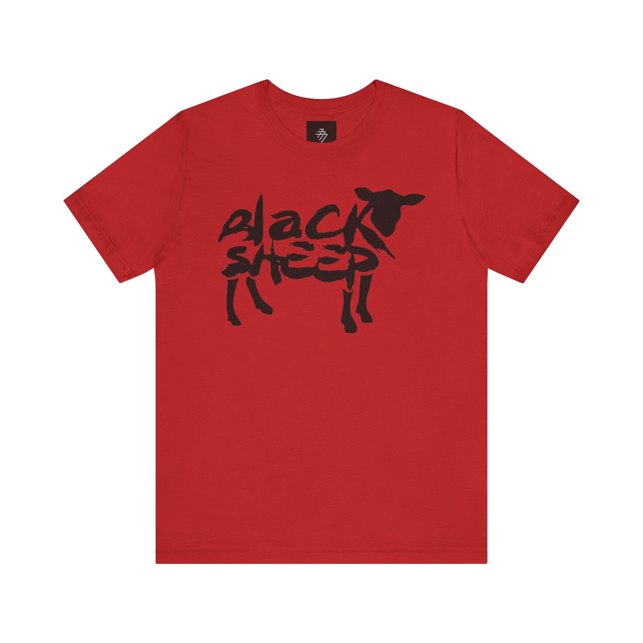 Black Sheep Graphic Tee - 'Black Sheep' Script & Silhouette T-Shirt