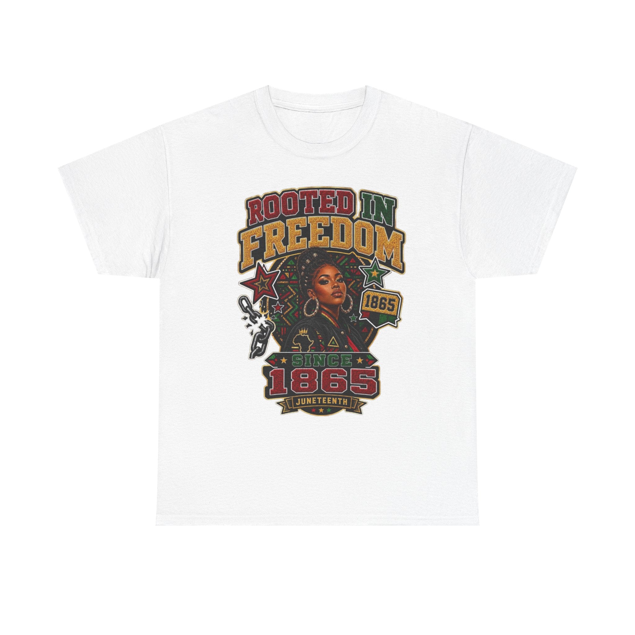 Rooted in Freedom 1865 Juneteenth Celebration Tee