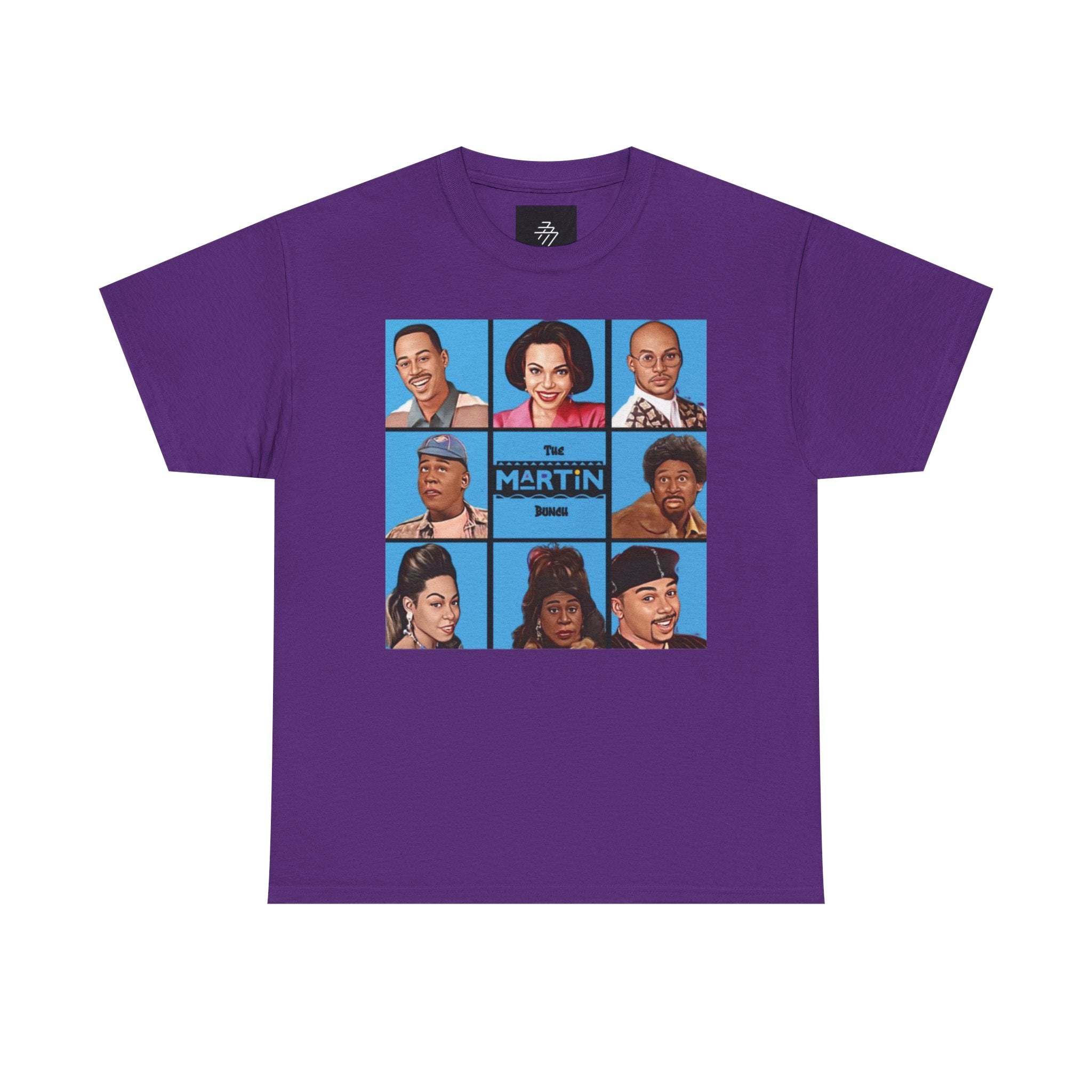Classic TV Cast Portrait Tee | Retro Sitcom Grid Design