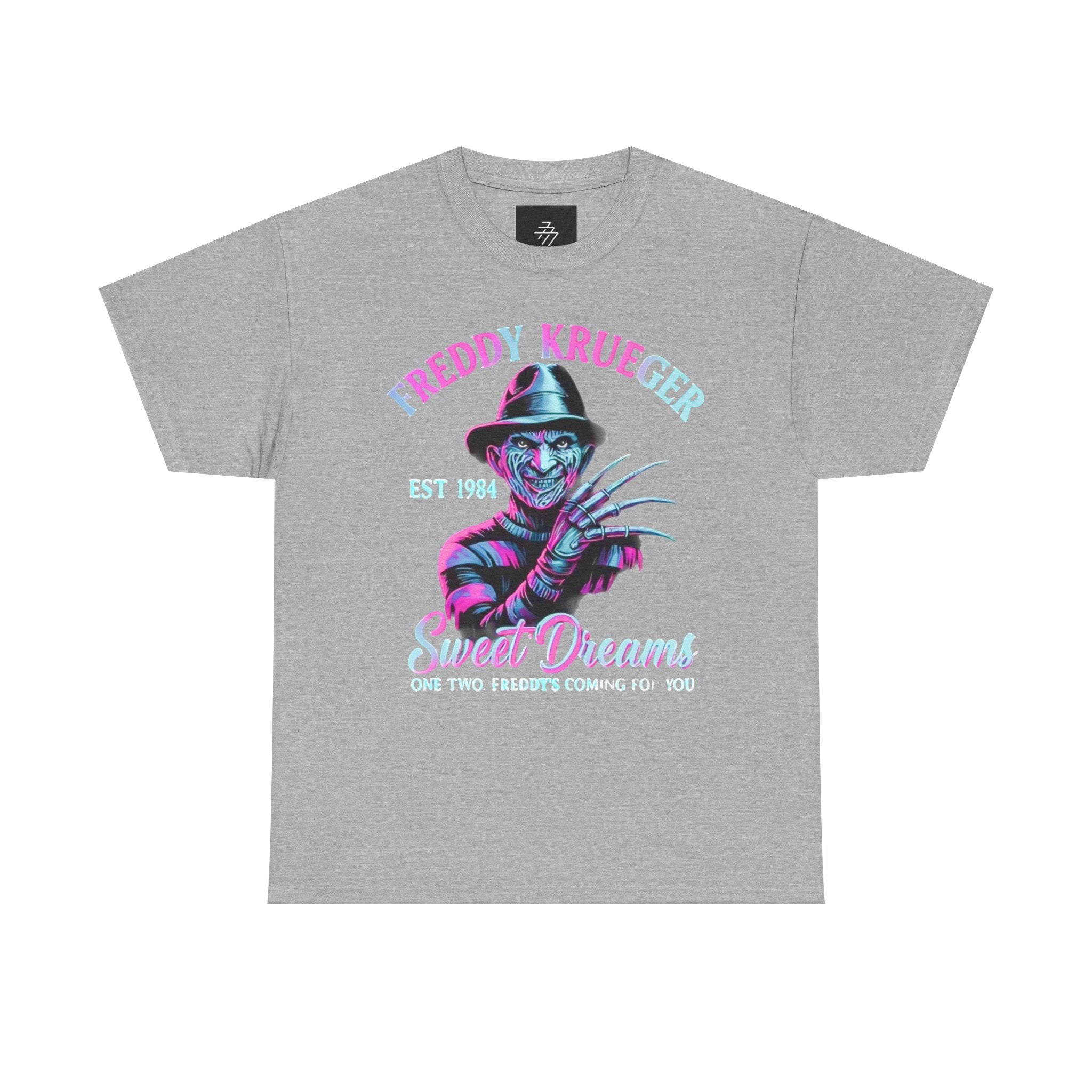 Freddy Krueger Sweet Dreams T-Shirt — Neon Retro Horror Tee