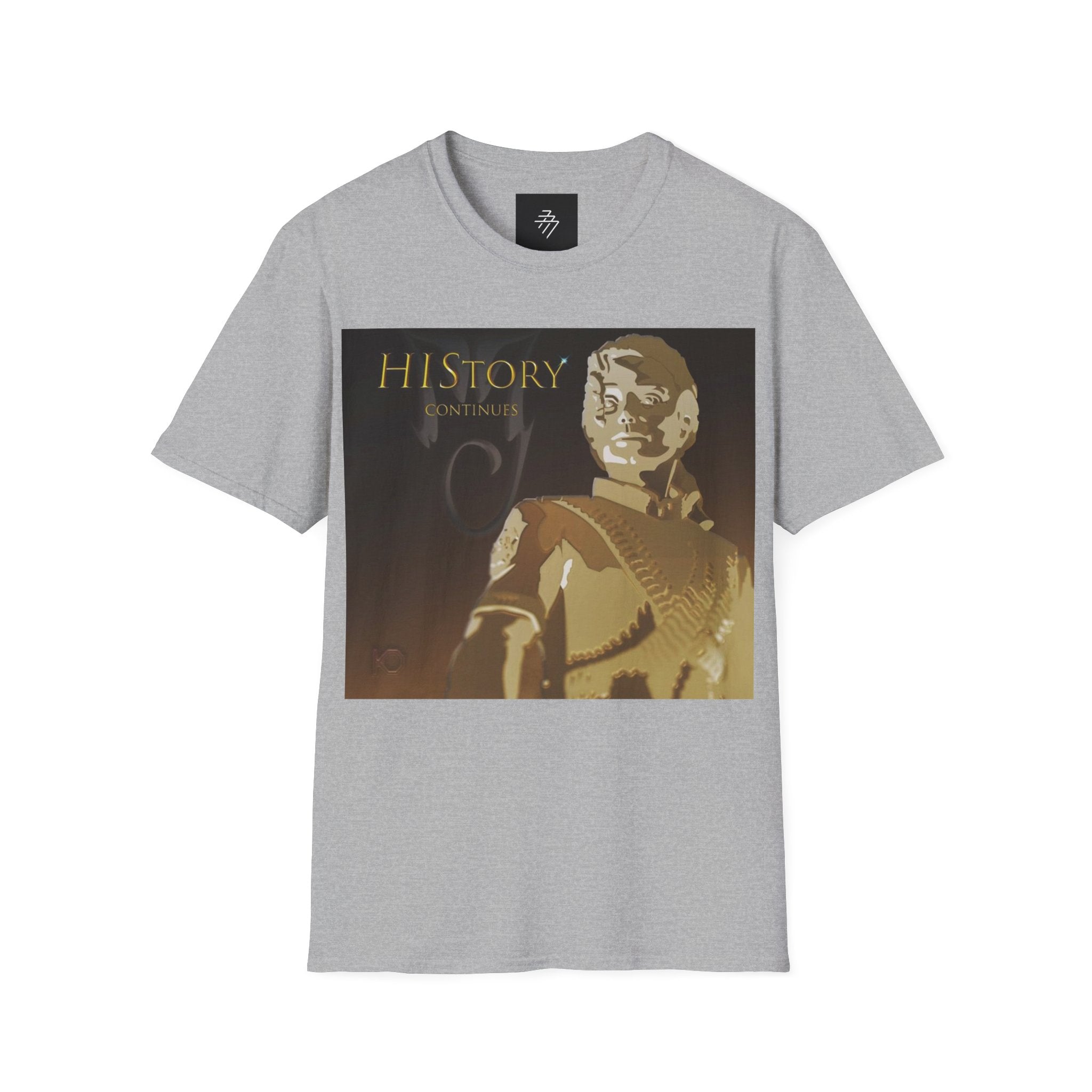 History Continues T-Shirt | Vintage Statue Print