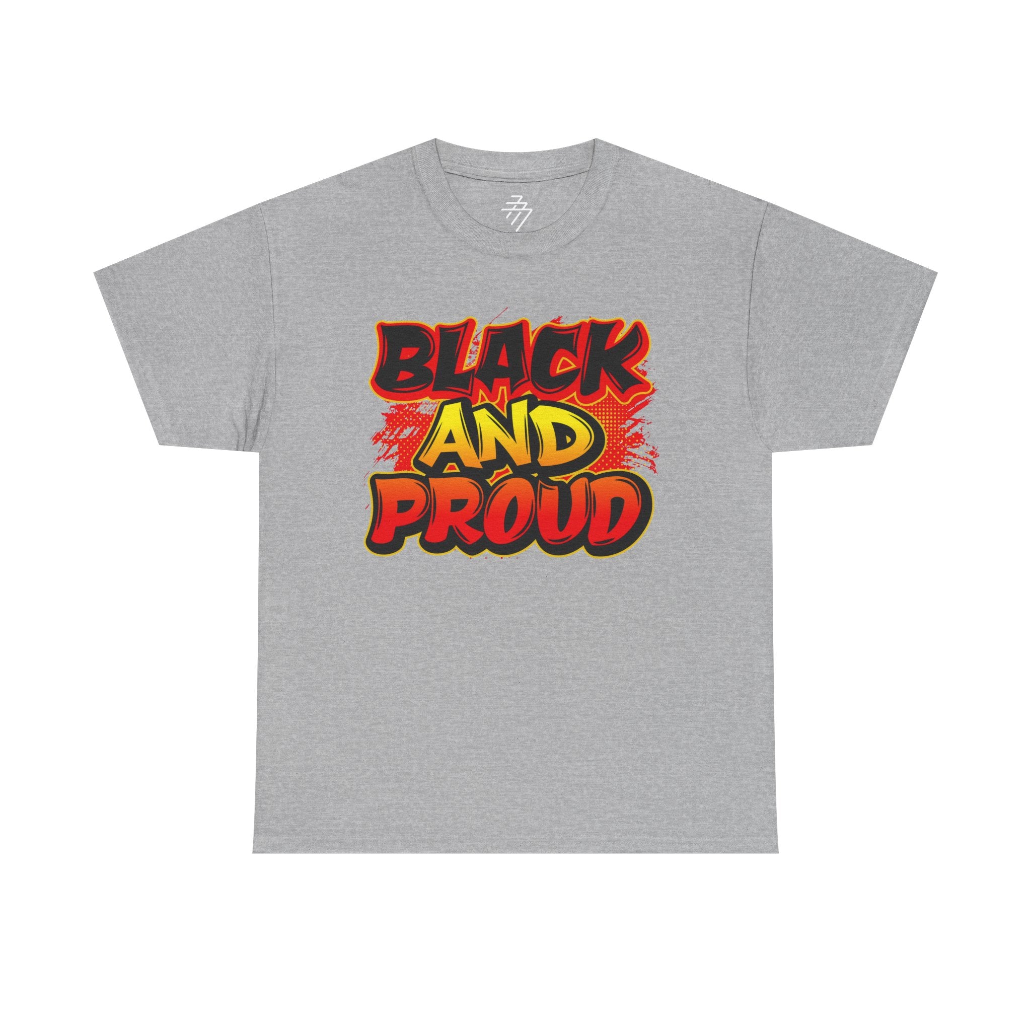 Black And Proud Bold Afrocentric Graphic Tee