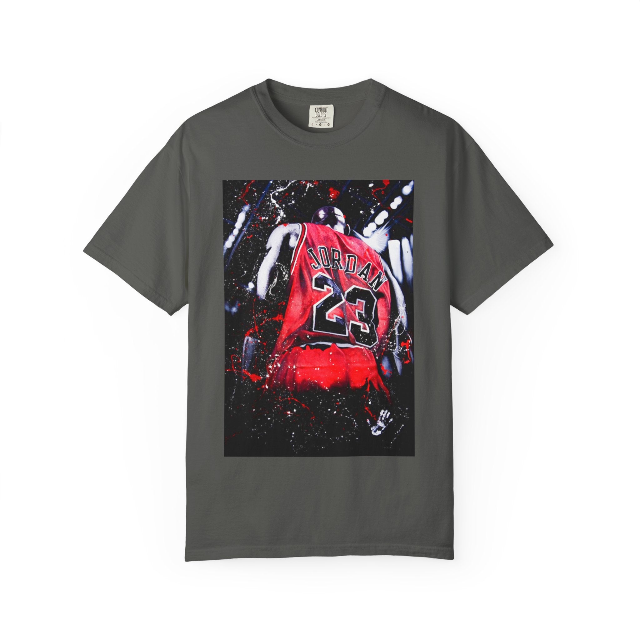 Red Basketball Jersey Number #23 T-Shirt | Retro Sports Graphic