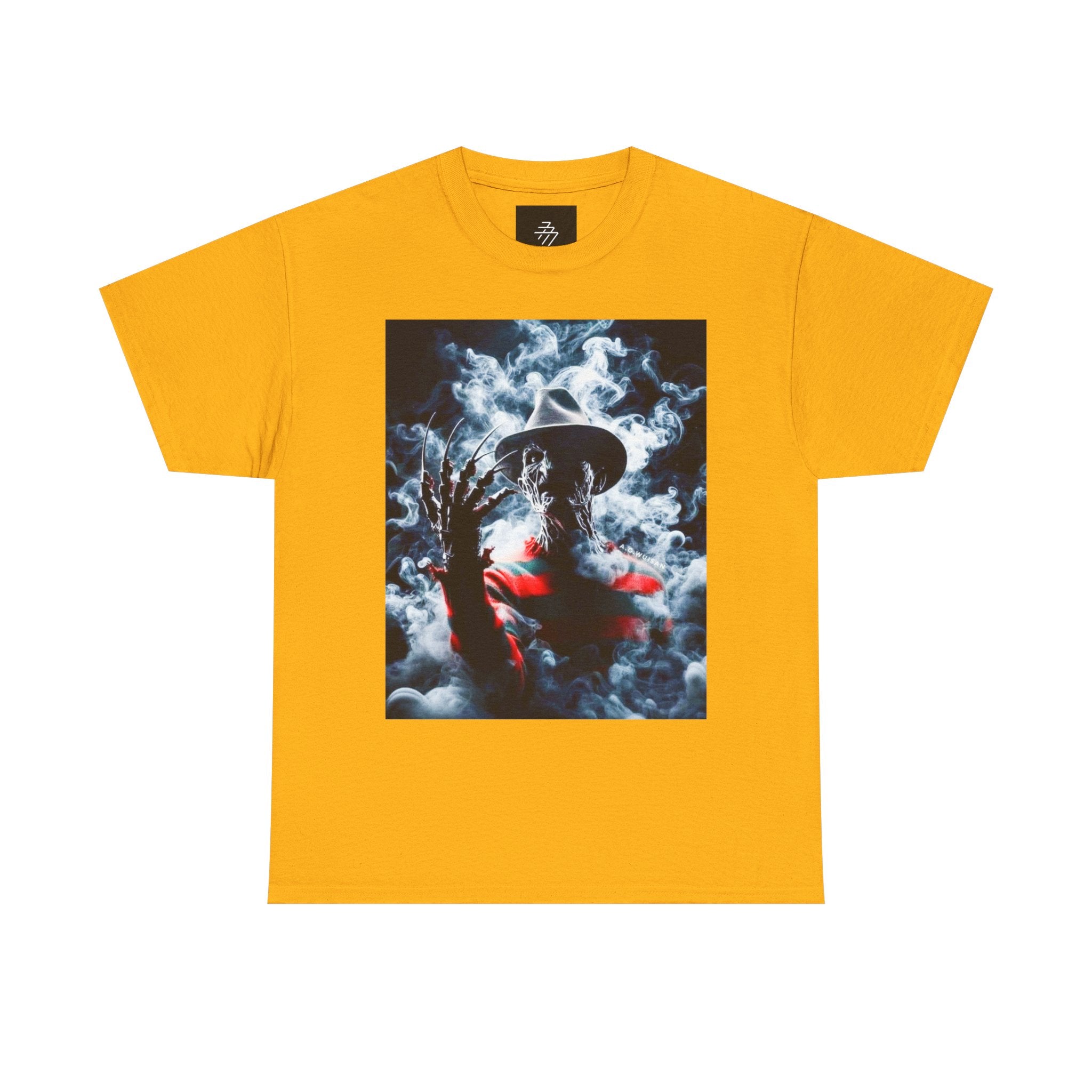 Horror Portrait Tee — Smoky Freddy-Inspired Nightmare Graphic T-Shirt