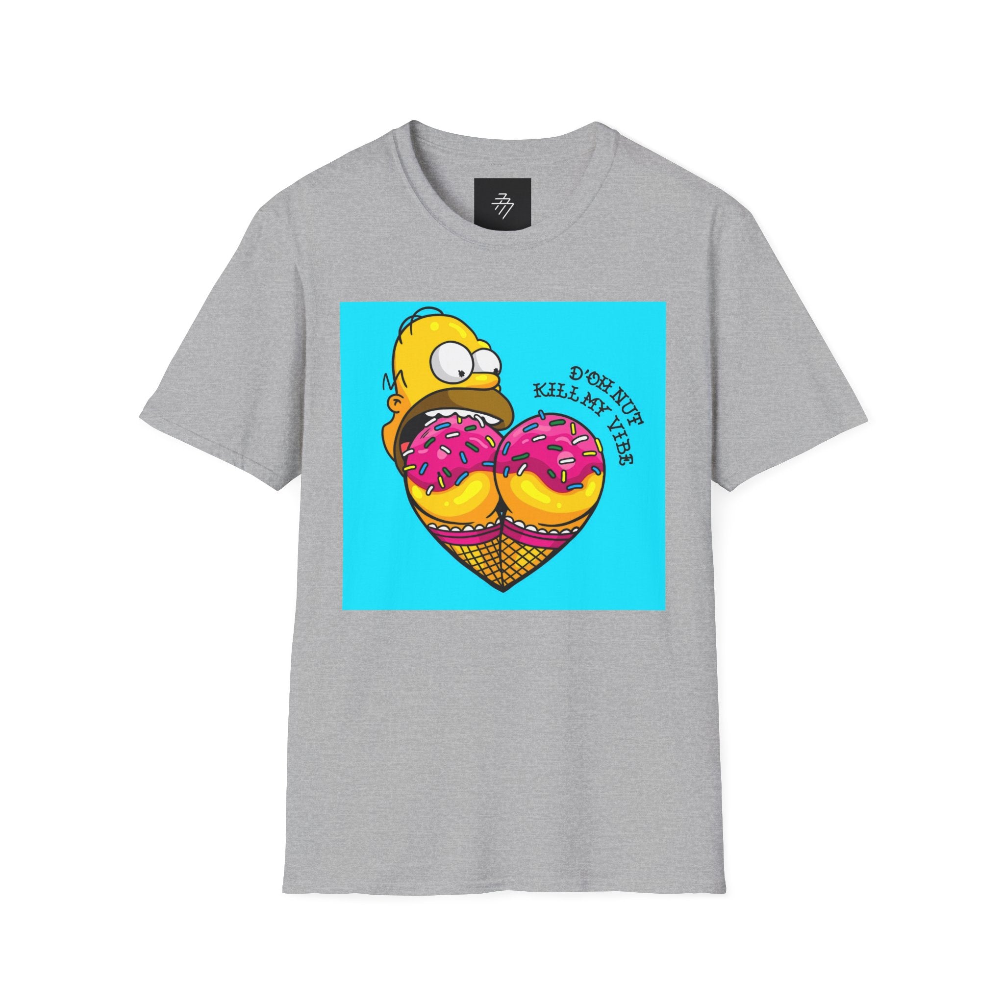 Donut Kill My Vibe T-Shirt | Cartoon Donut Heart Graphic Tee