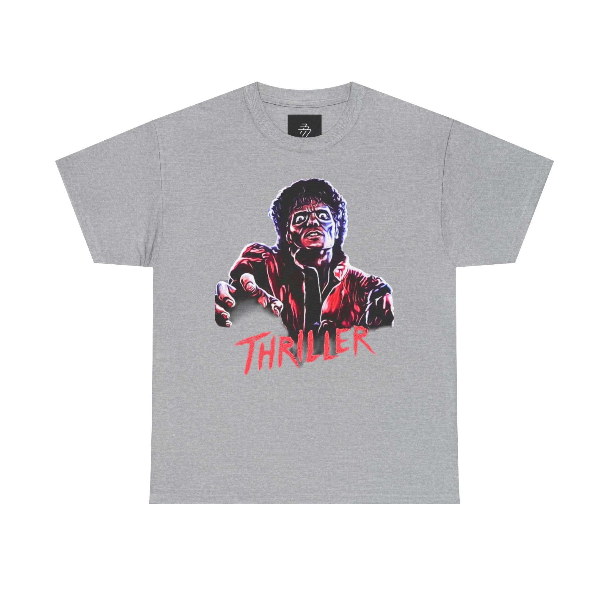 Thriller Graphic Tee — Retro Zombie Pop Horror Shirt