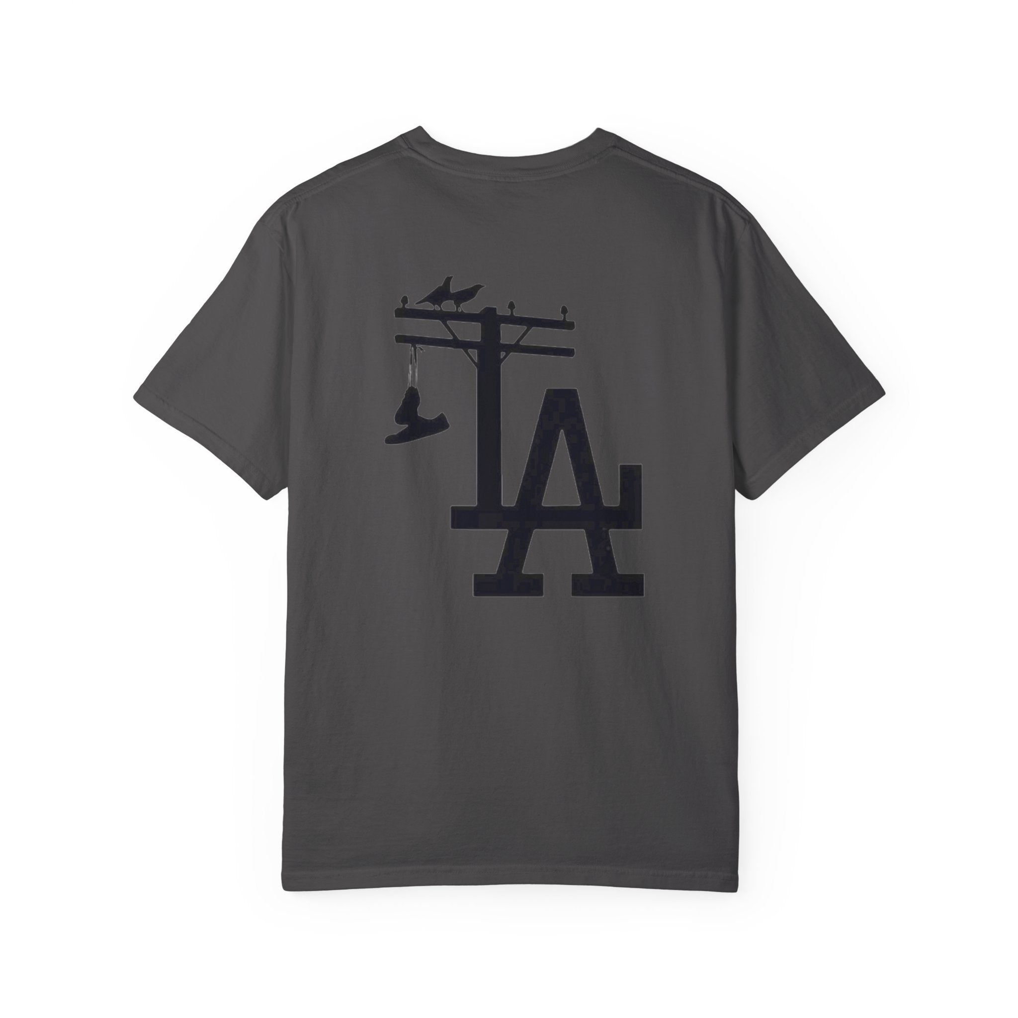 Silhouetted Crew Walk LA Logo T-shirt | Street Scene Graphic