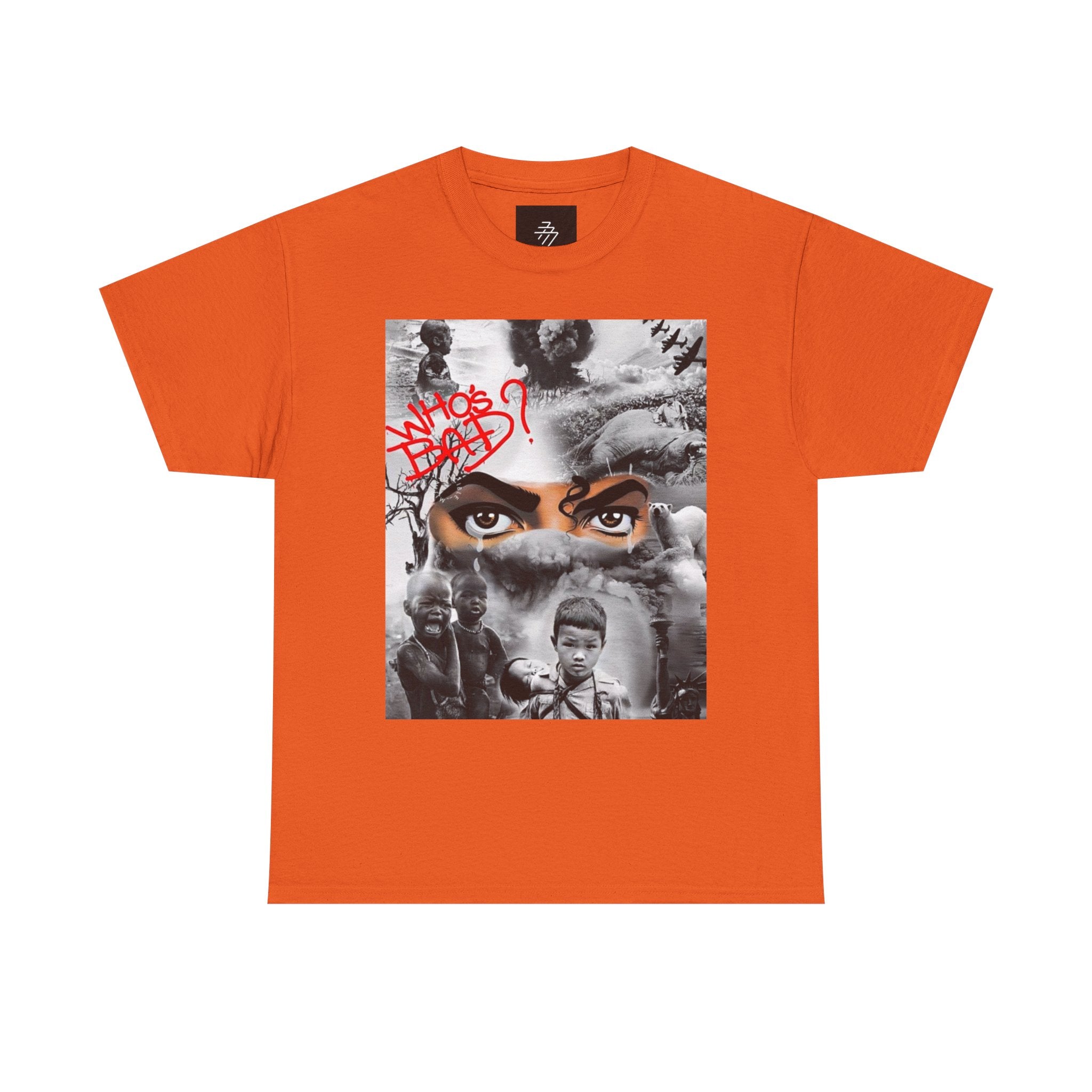 Graphic Tee — 'Who's Bad?' Michael Jackson Tribute T-Shirt