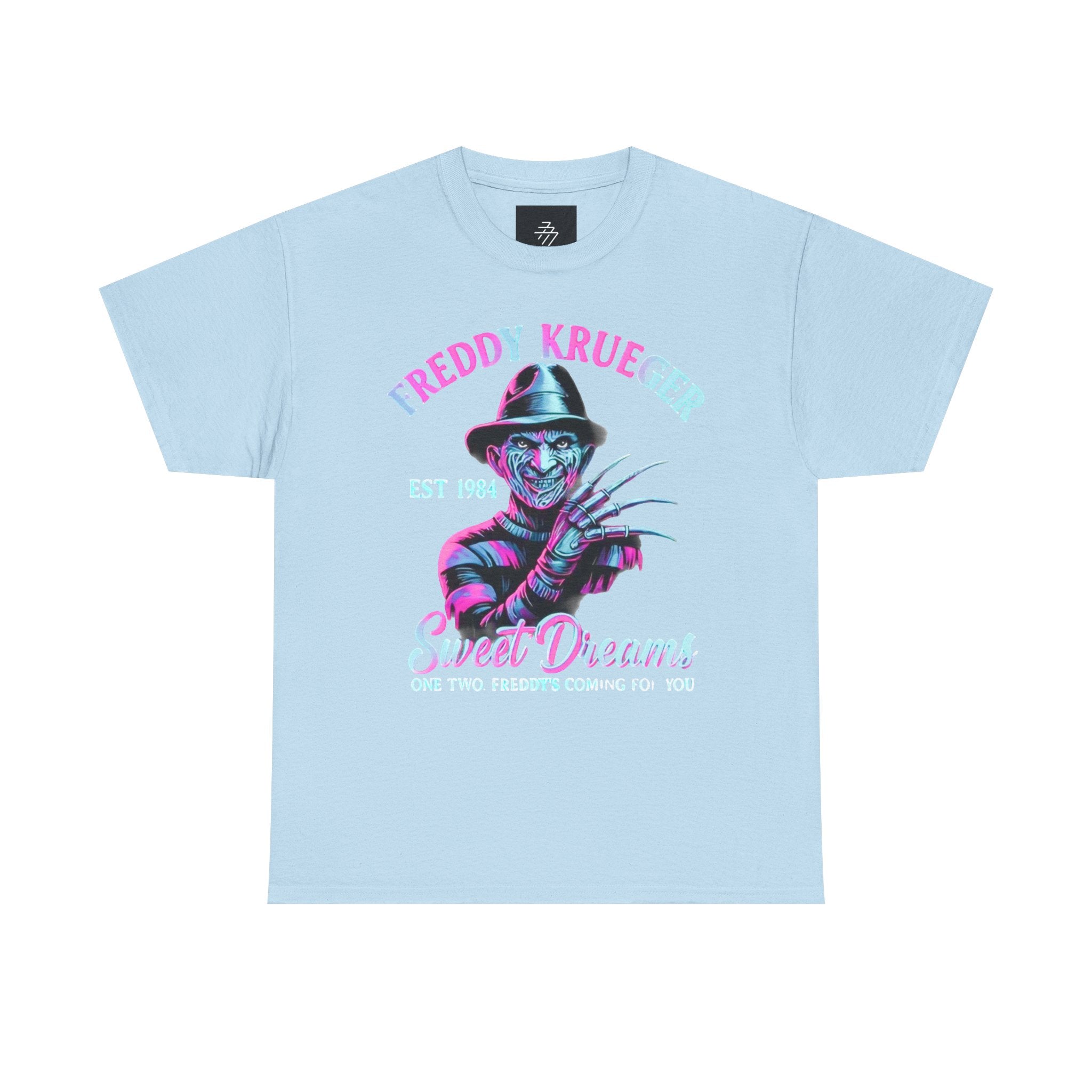 Freddy Krueger Sweet Dreams T-Shirt — Neon Retro Horror Tee