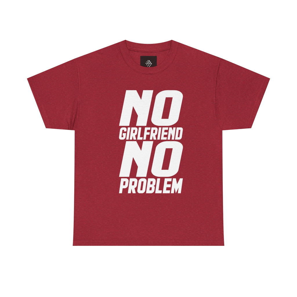 No Girlfriend No Problem T-Shirt | Funny Slogan Tee