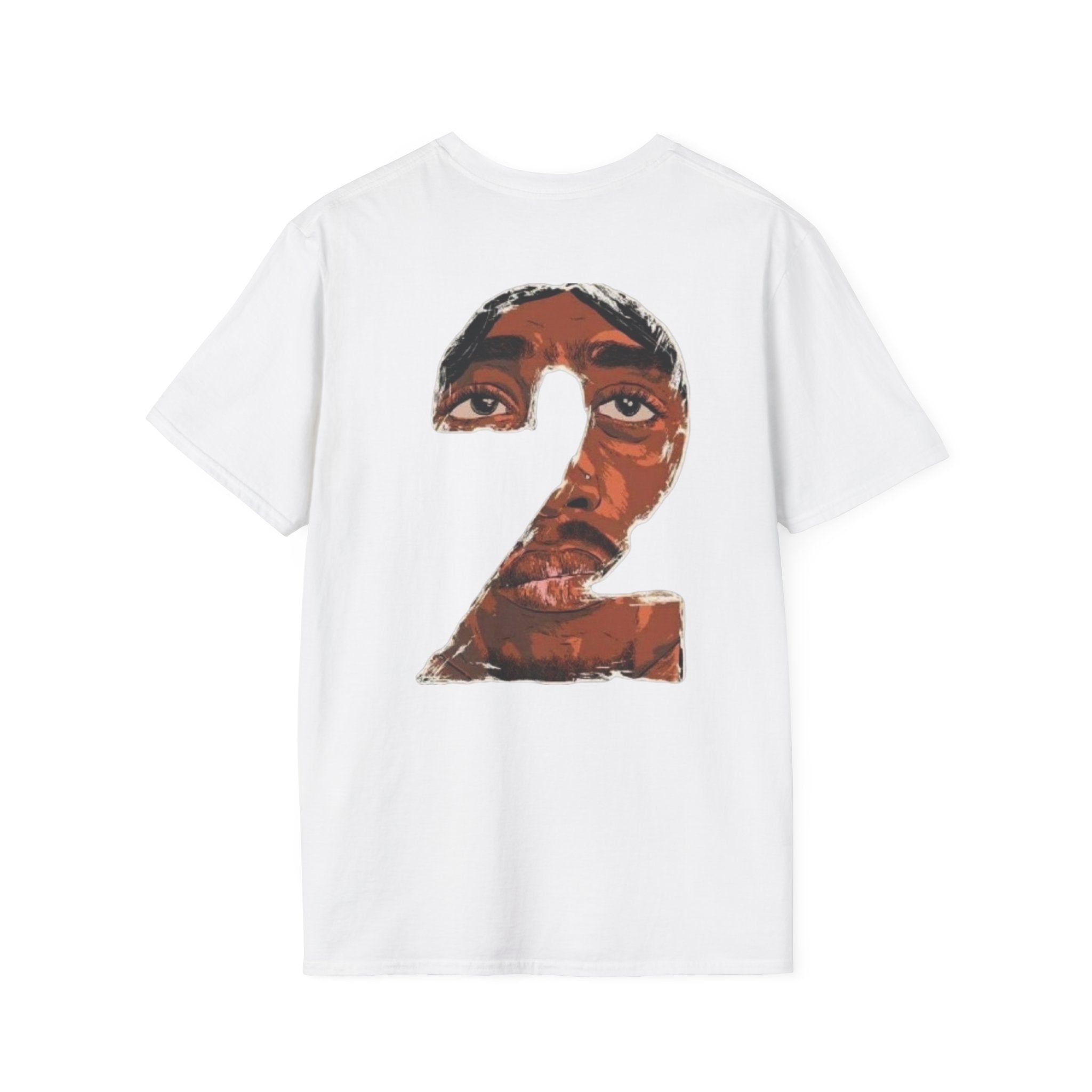 Pac Portrait T-Shirt | Rap Icon Smoking Artwork