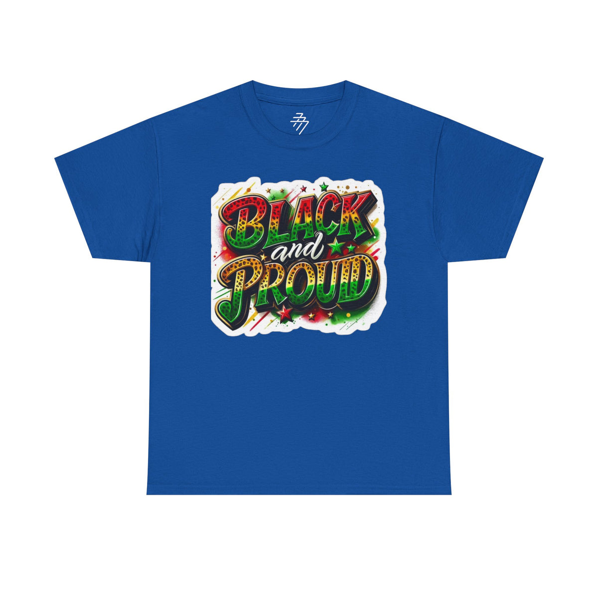 "Black and Proud" Bold Graffiti Pride Tee
