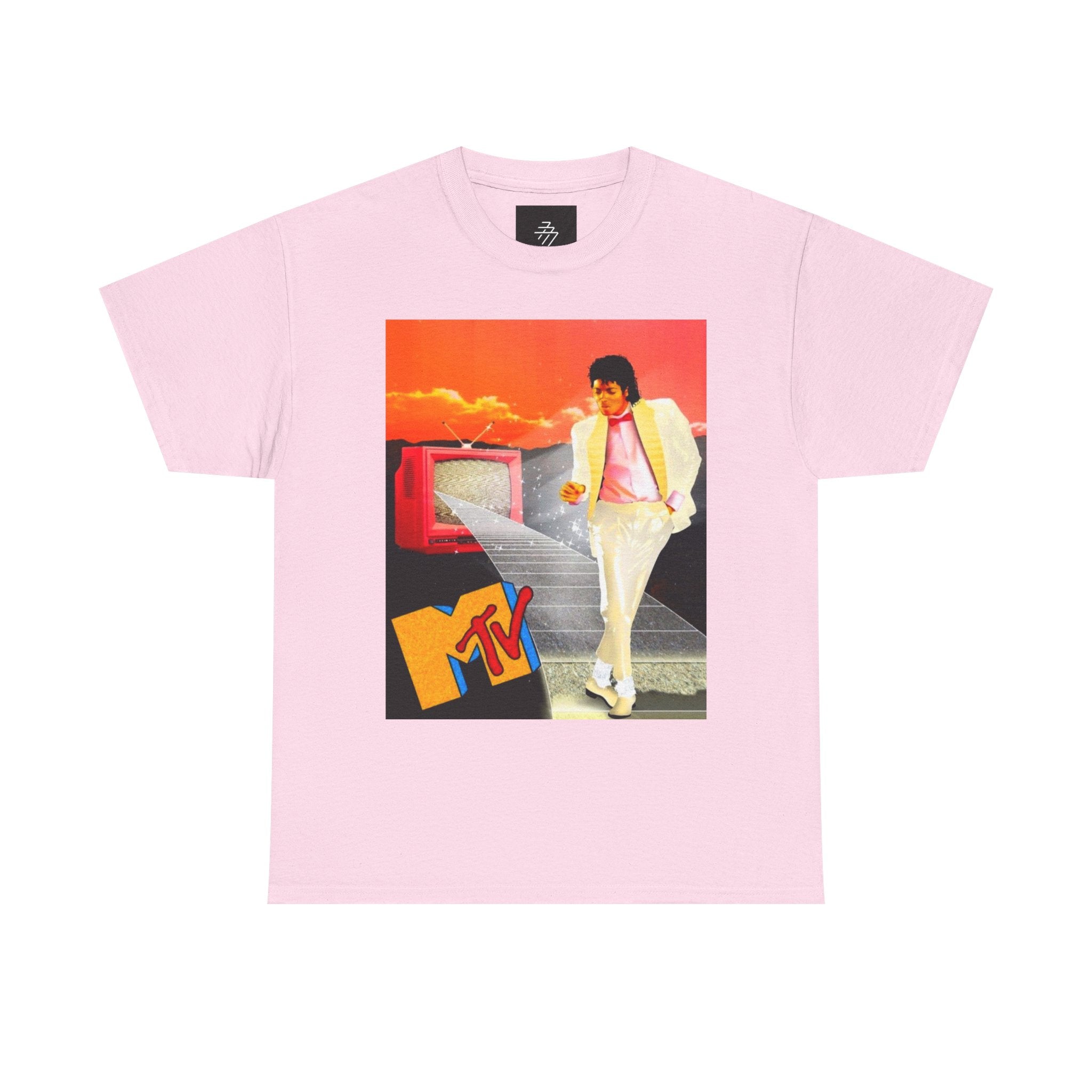 Retro MTV Michael Jackson Tee — 80s Pop Icon Graphic T-Shirt