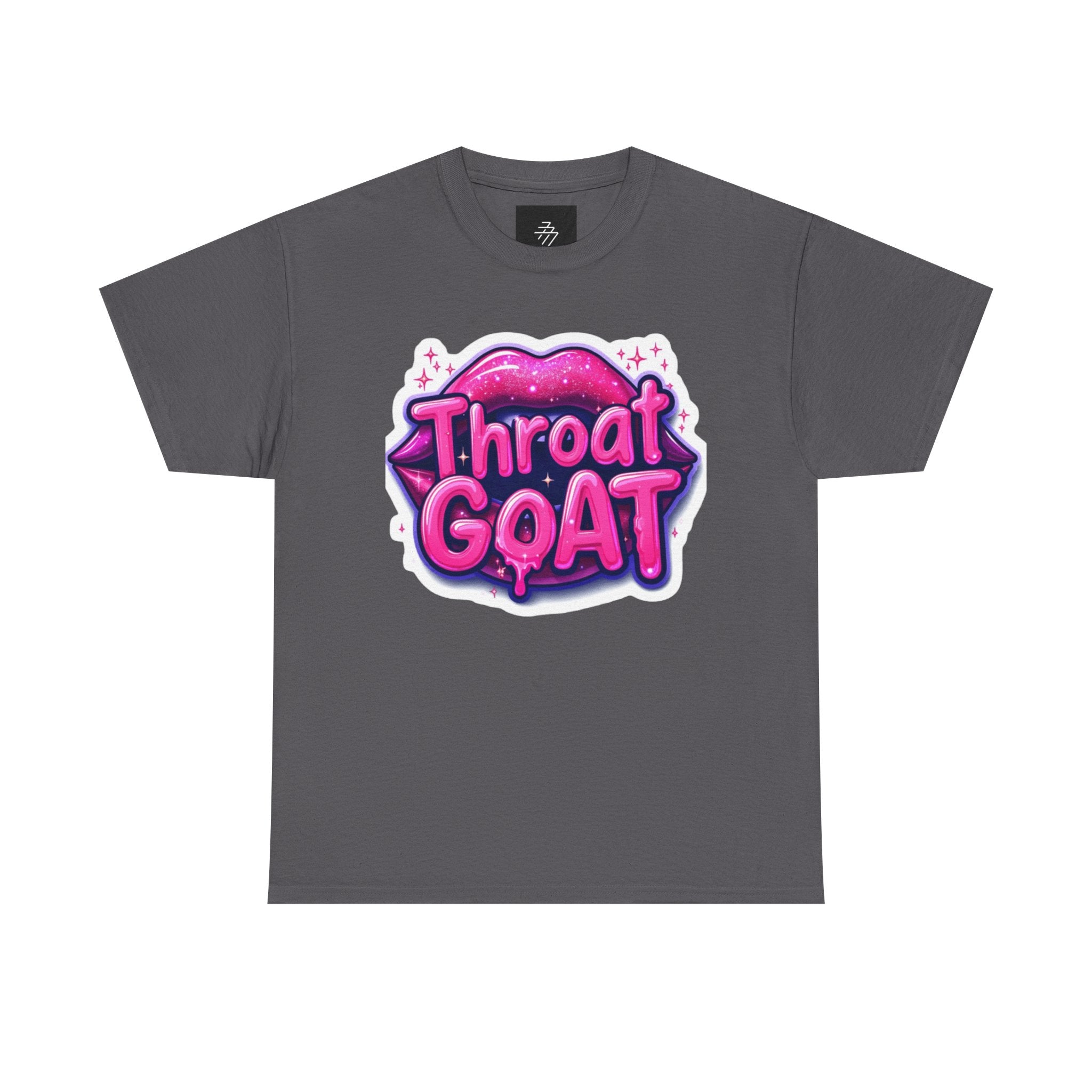 Throat Goat Graphic Tee — Cute Pink Lip Logo Tee