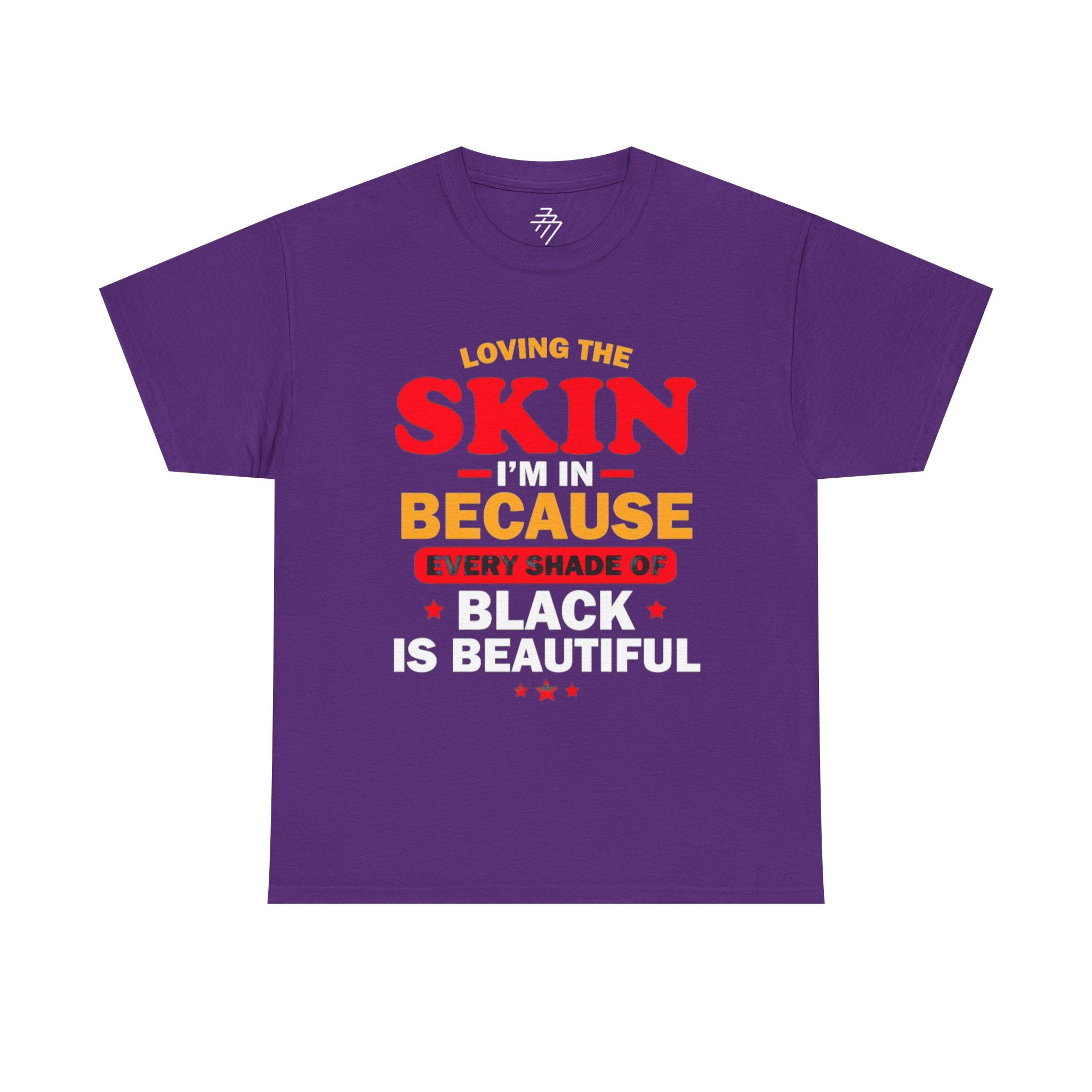 Black Is Beautiful Loving The Skin I'm In Empowerment Graphic Tee