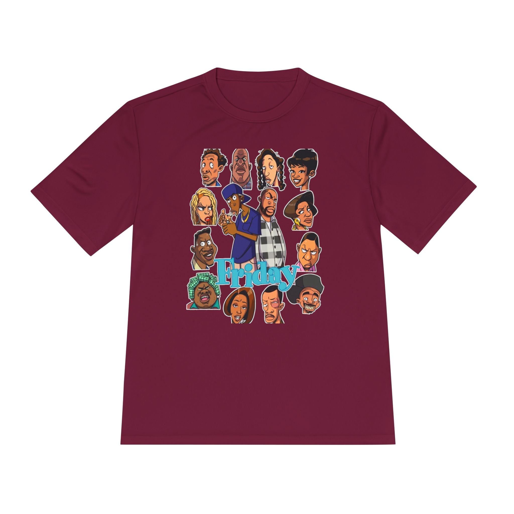 Faces Tee | Character Portraits, Cartoon Headshots