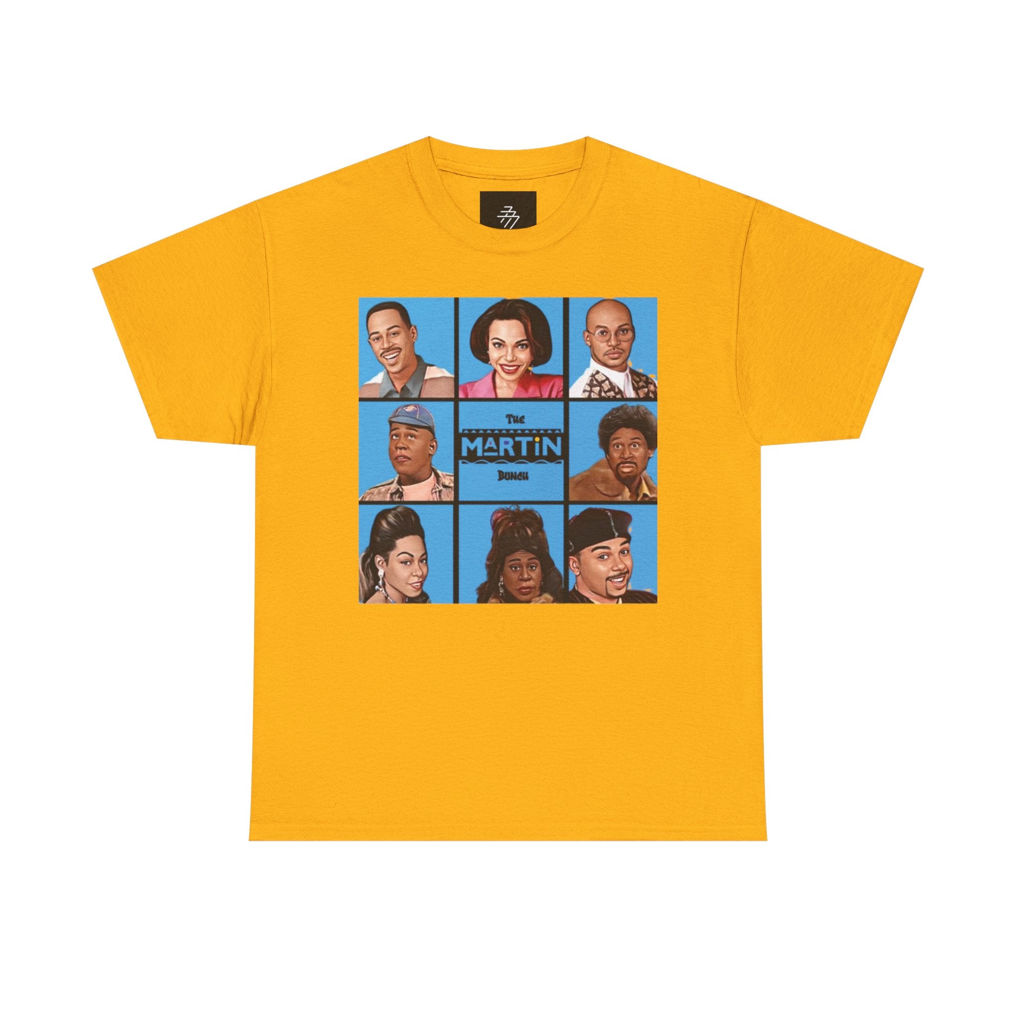 Classic TV Cast Portrait Tee | Retro Sitcom Grid Design
