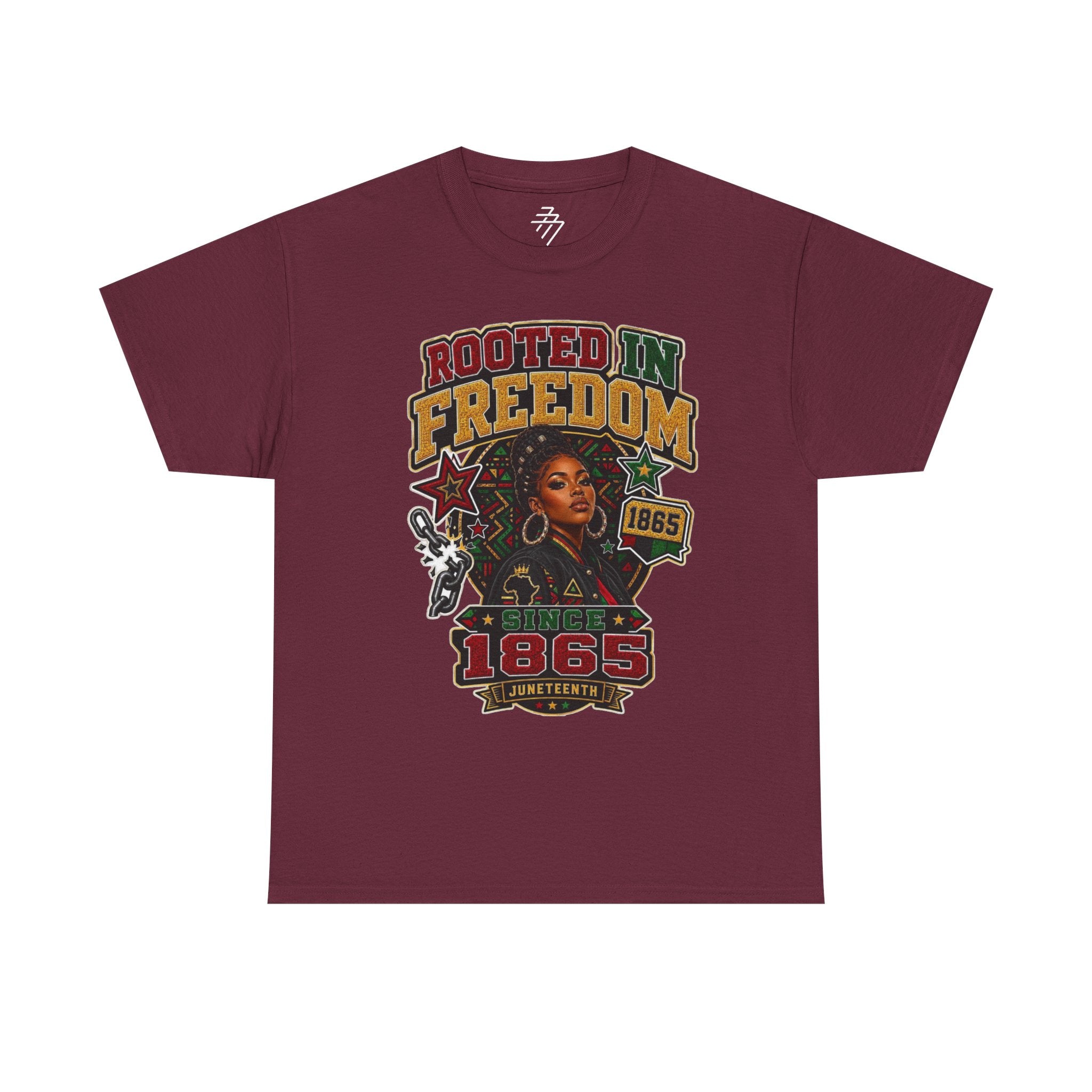 Rooted in Freedom 1865 Juneteenth Celebration Tee
