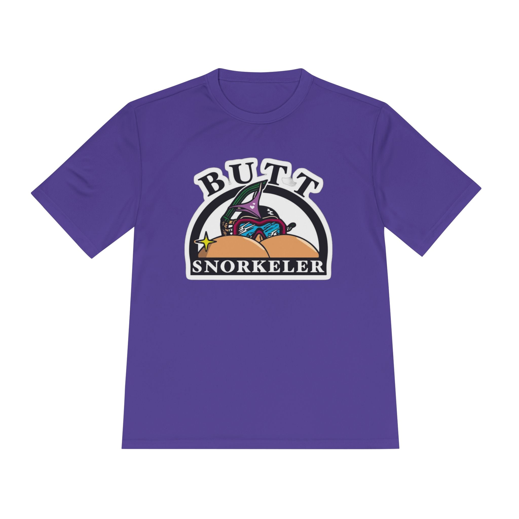 Butt Snorkeler Tee | Funny Beach Graphic Shirt, Retro Diving Design