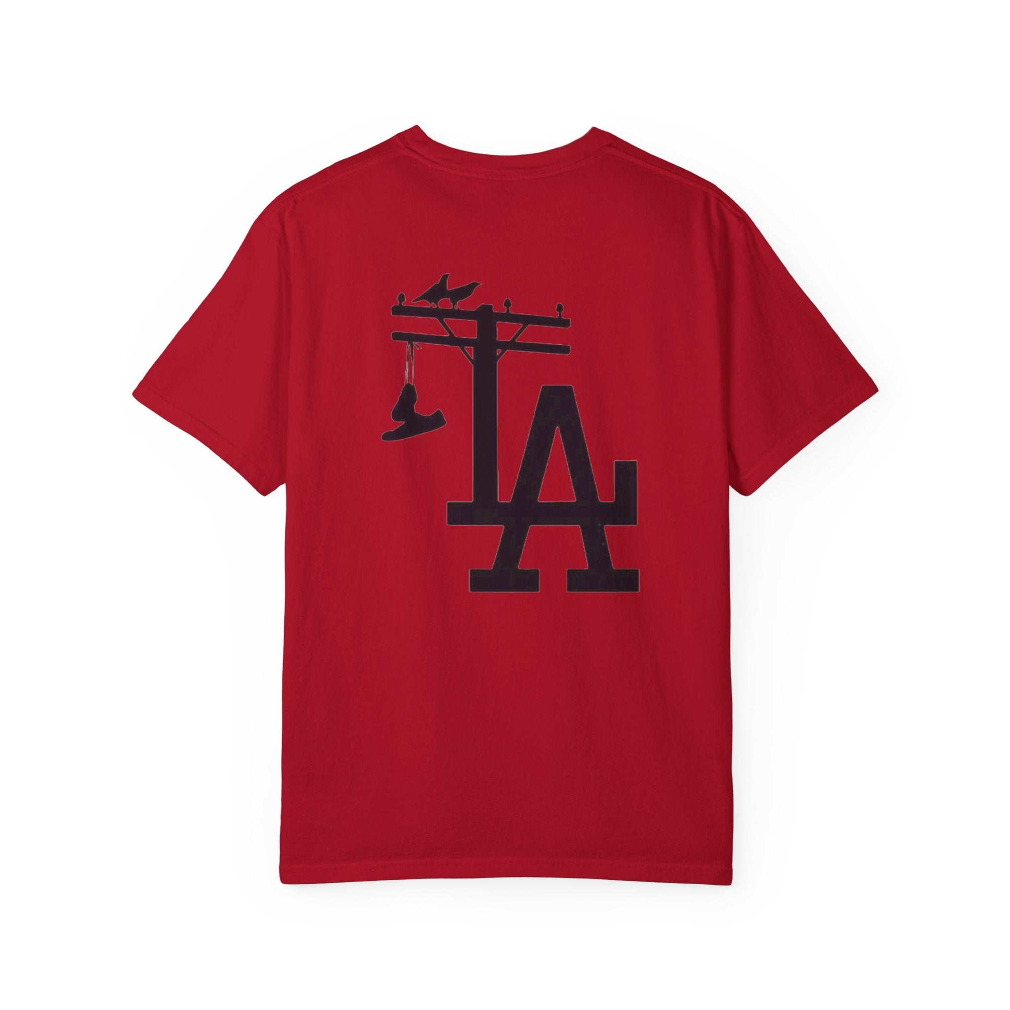 Silhouetted Crew Walk LA Logo T-shirt | Street Scene Graphic