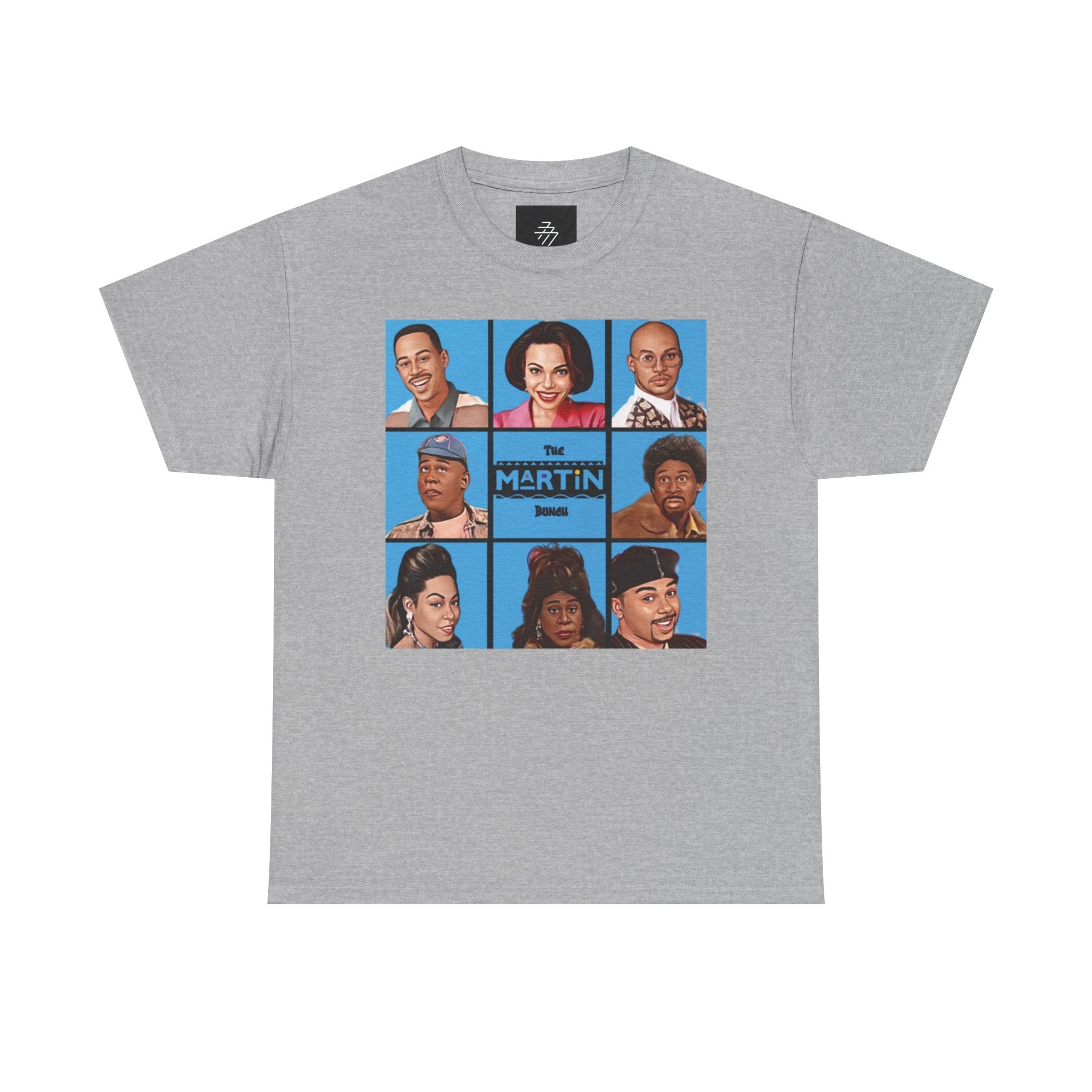 Classic TV Cast Portrait Tee | Retro Sitcom Grid Design